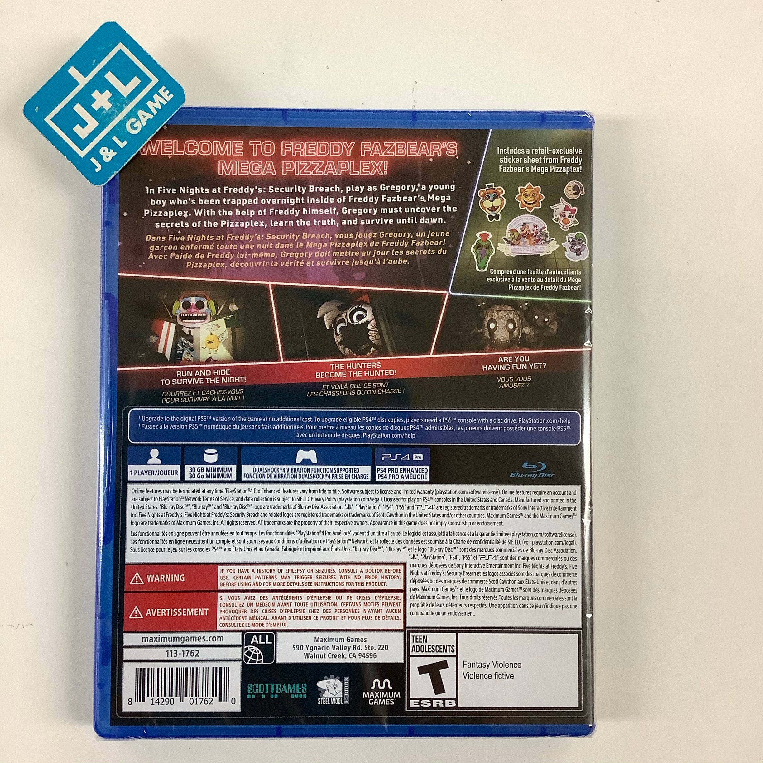 Five Nights at Freddy's: Security Breach - (PS4) PlayStation 4 Video Games Maximum Games   