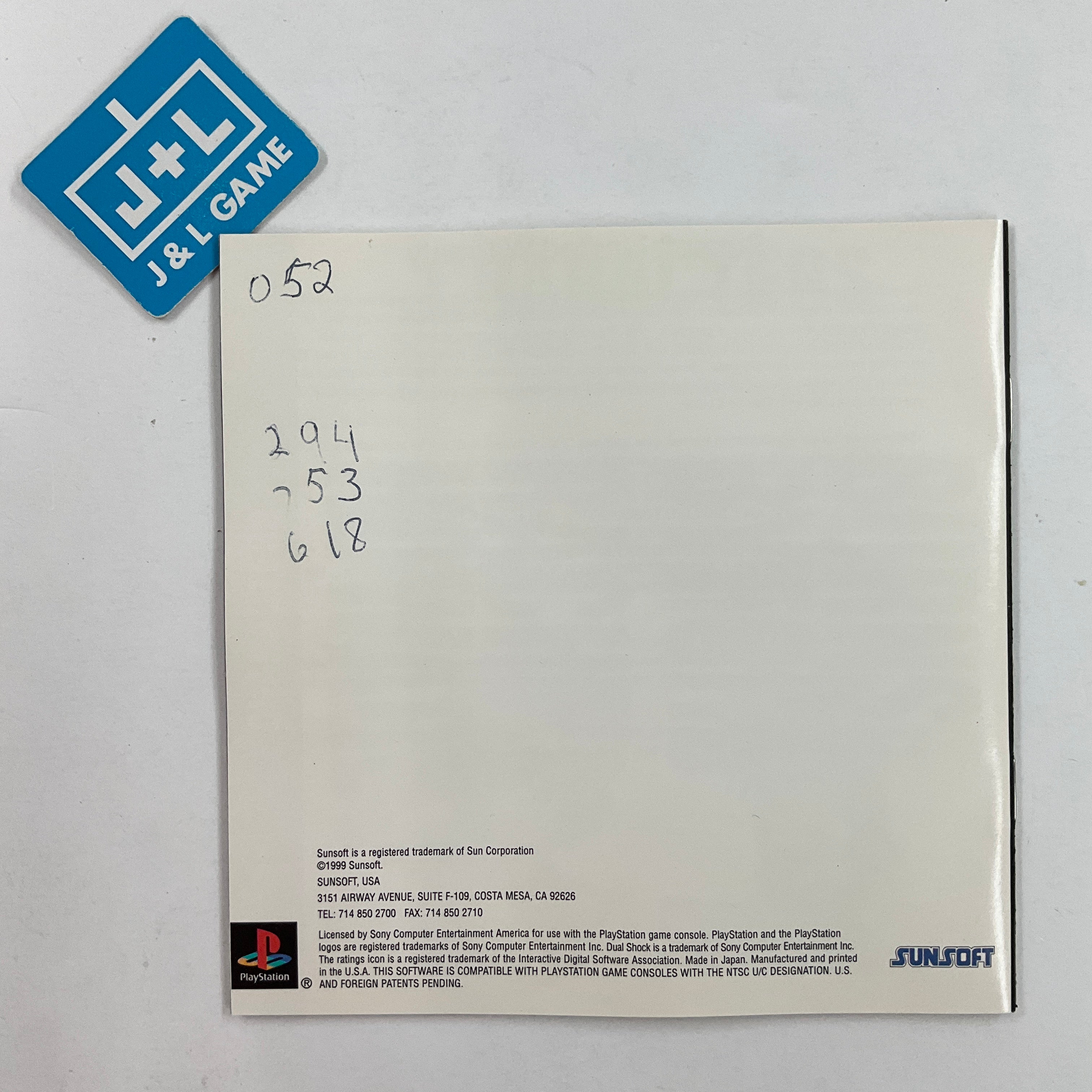 T.R.A.G. - Tactical Rescue Assault Group: Mission of Mercy - (PS1) PlayStation 1 [Pre-Owned] Video Games SunSoft   