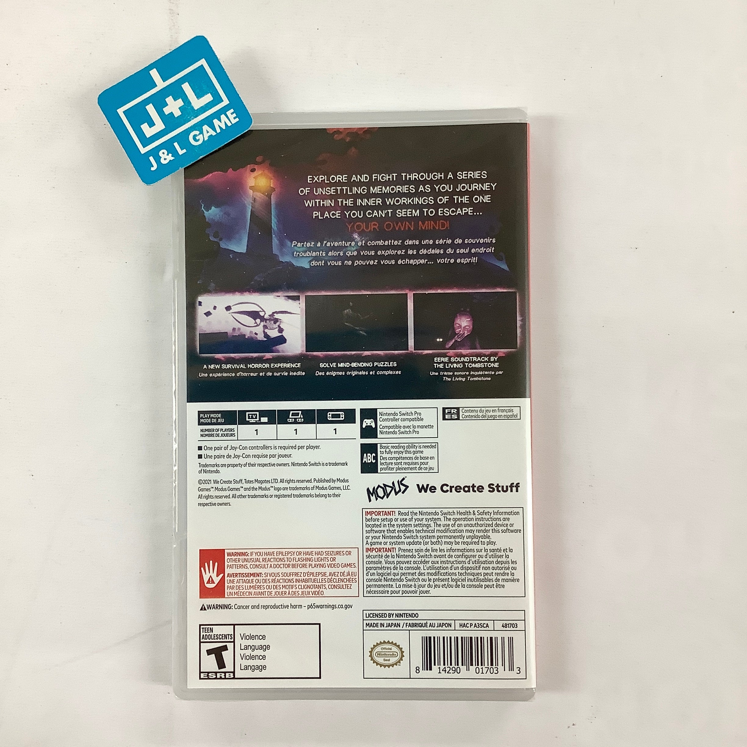 In Sound Mind: Deluxe Edition - (NSW) Nintendo Switch Video Games Maximum Games   