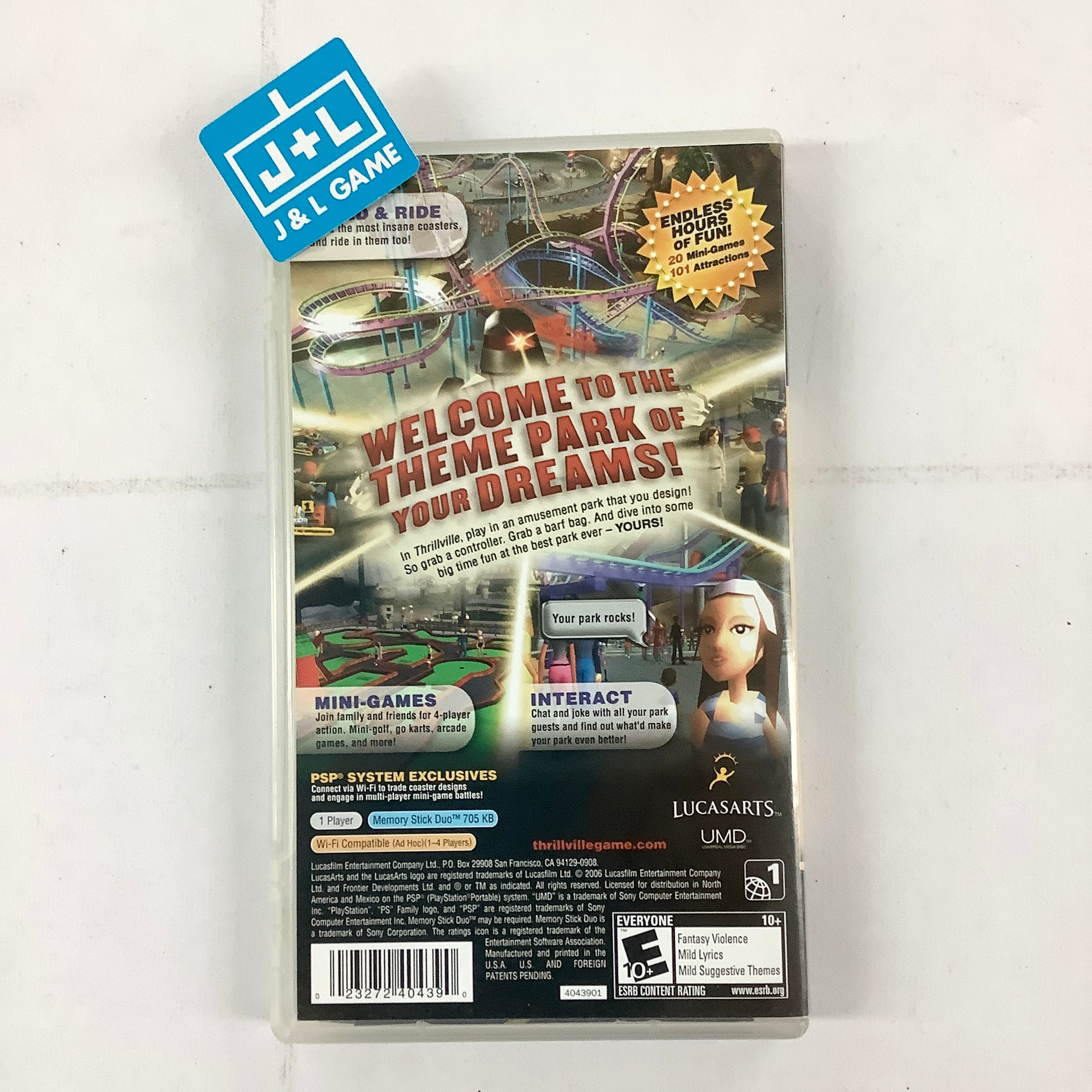 Thrillville - Sony PSP [Pre-Owned] Video Games LucasArts   