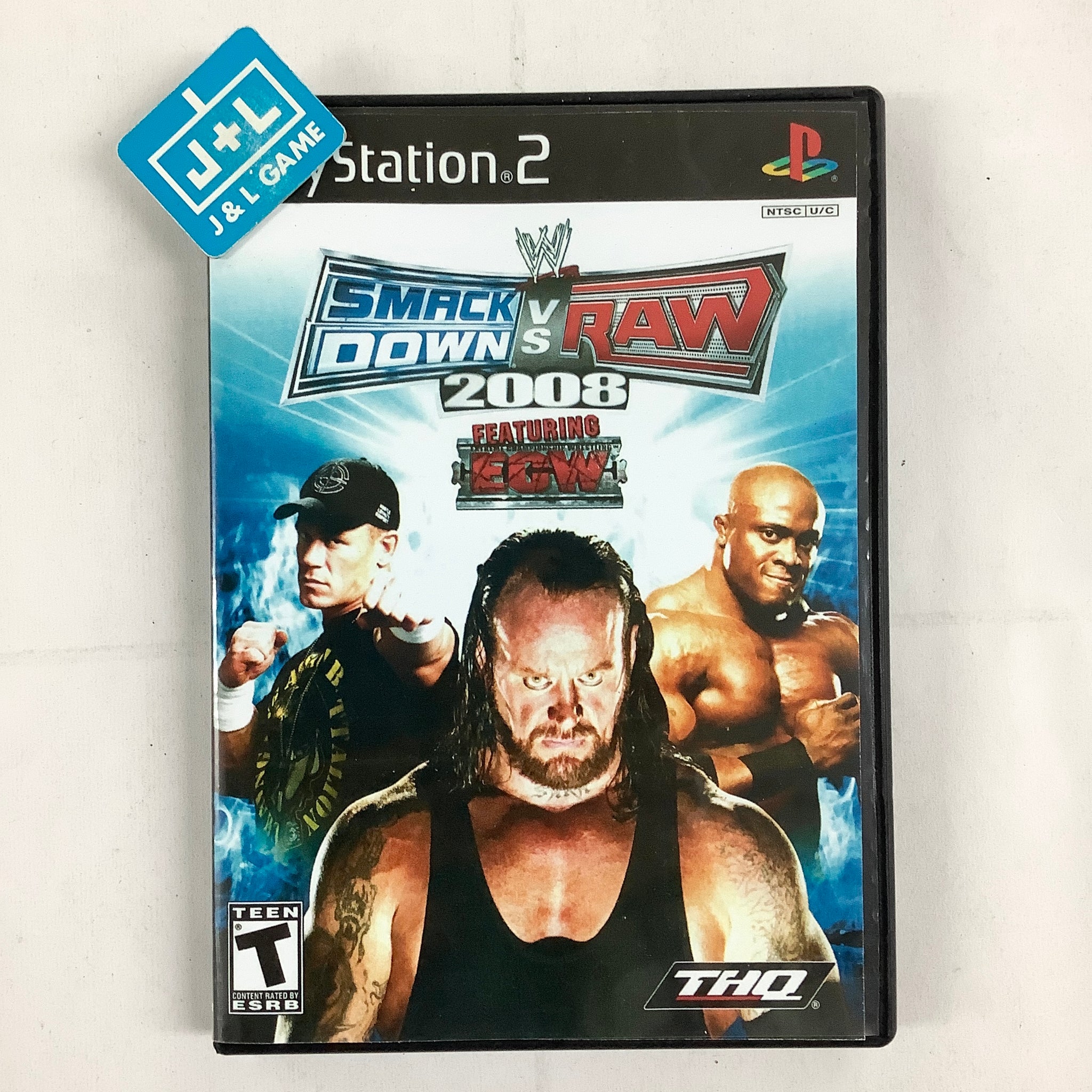 WWE SmackDown vs. Raw 2008 - (PS2) PlayStation 2 [Pre-Owned] Video Games THQ   