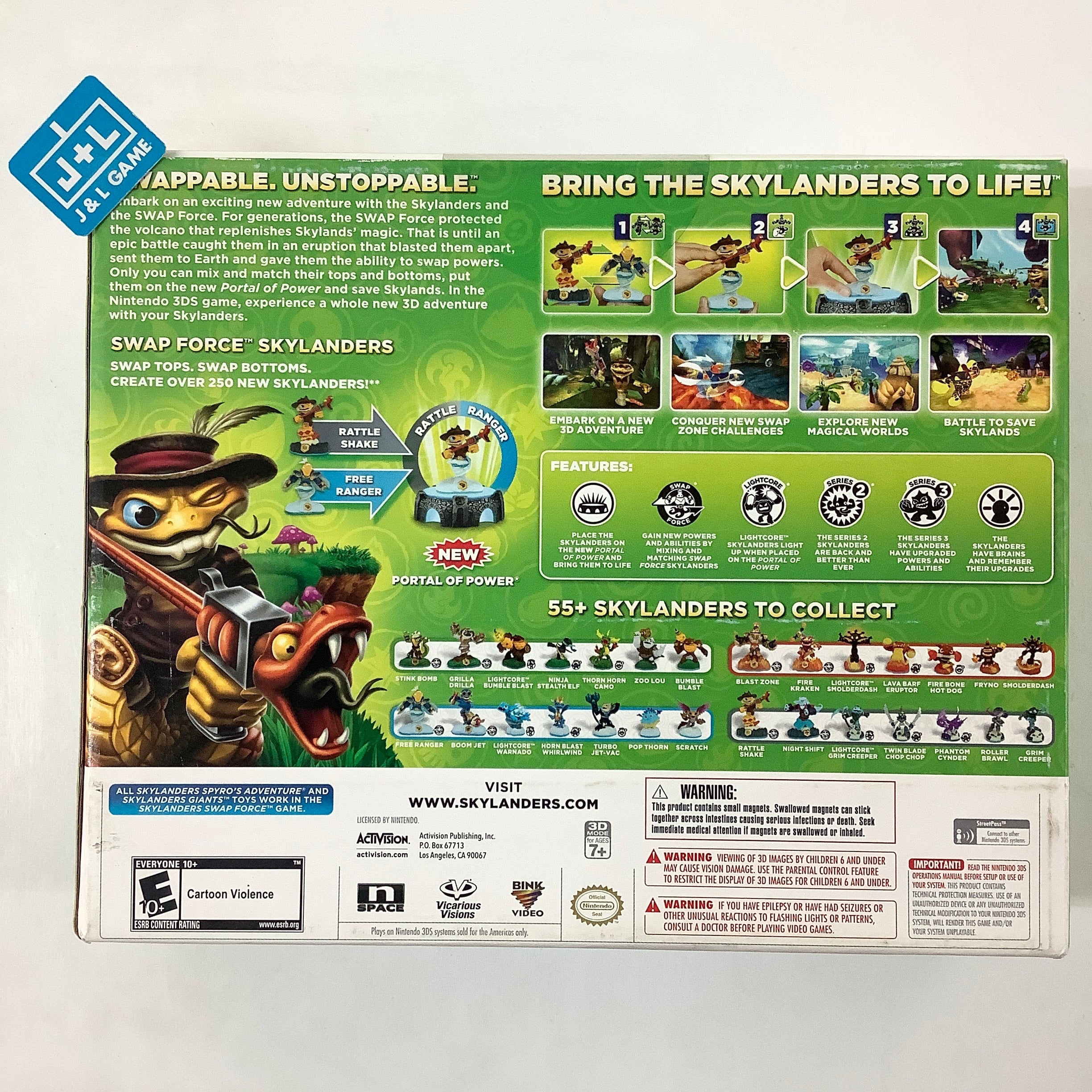 Skylanders Swap Force (Starter Pack) - Nintendo 3DS Video Games Activision   