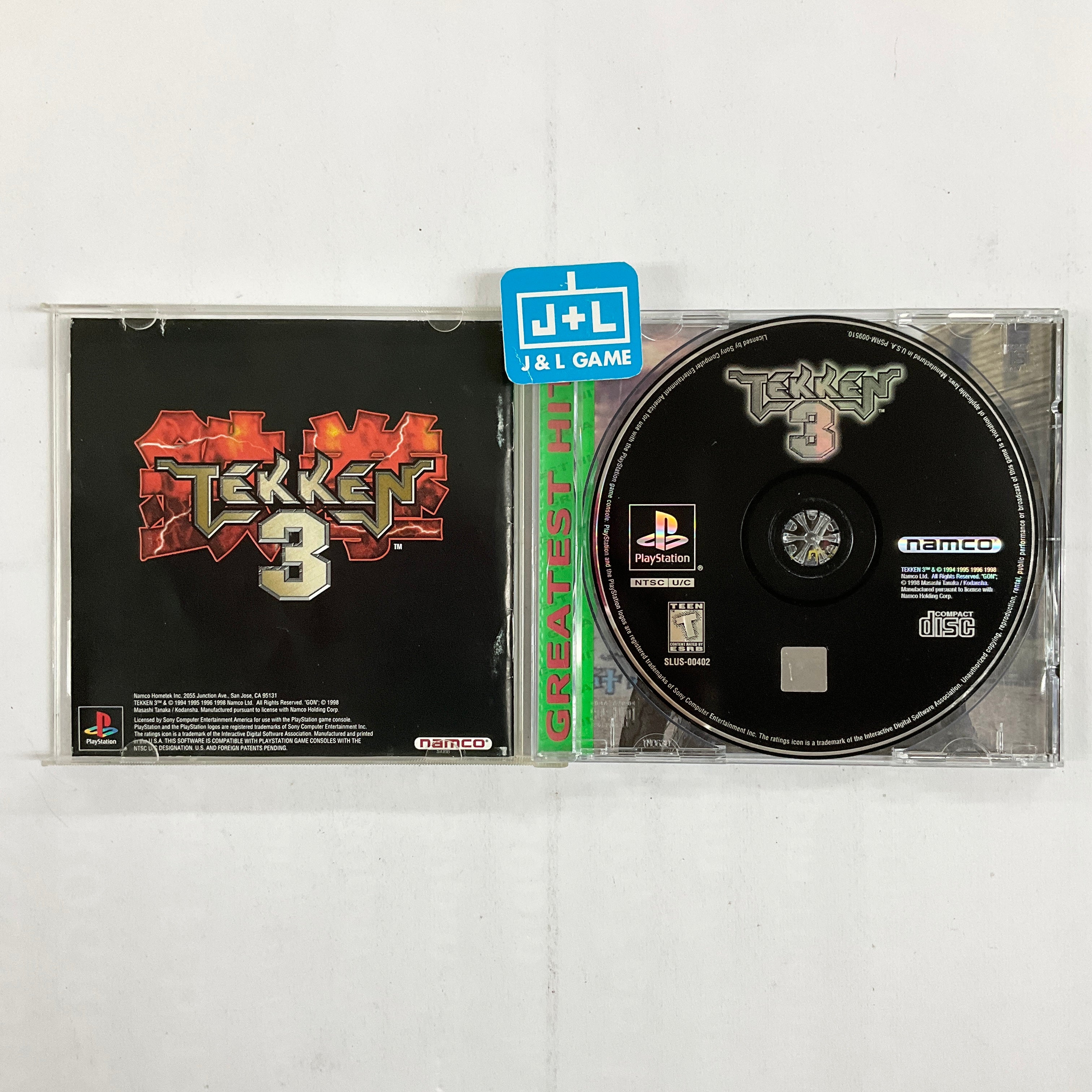 Tekken 3 (Greatest Hits) - (PS1) PlayStation 1 [Pre-Owned] Video Games Namco   