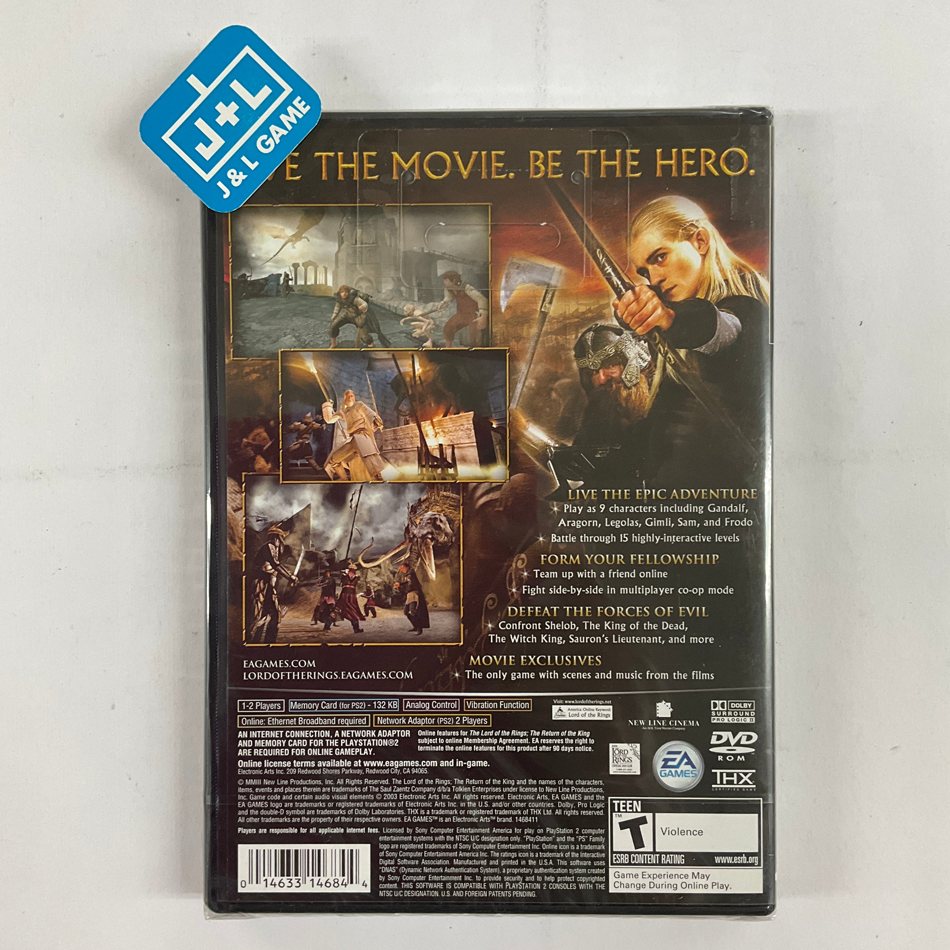 The Lord of the Rings: The Return of the King - (PS2) PlayStation 2 Video Games EA Games   