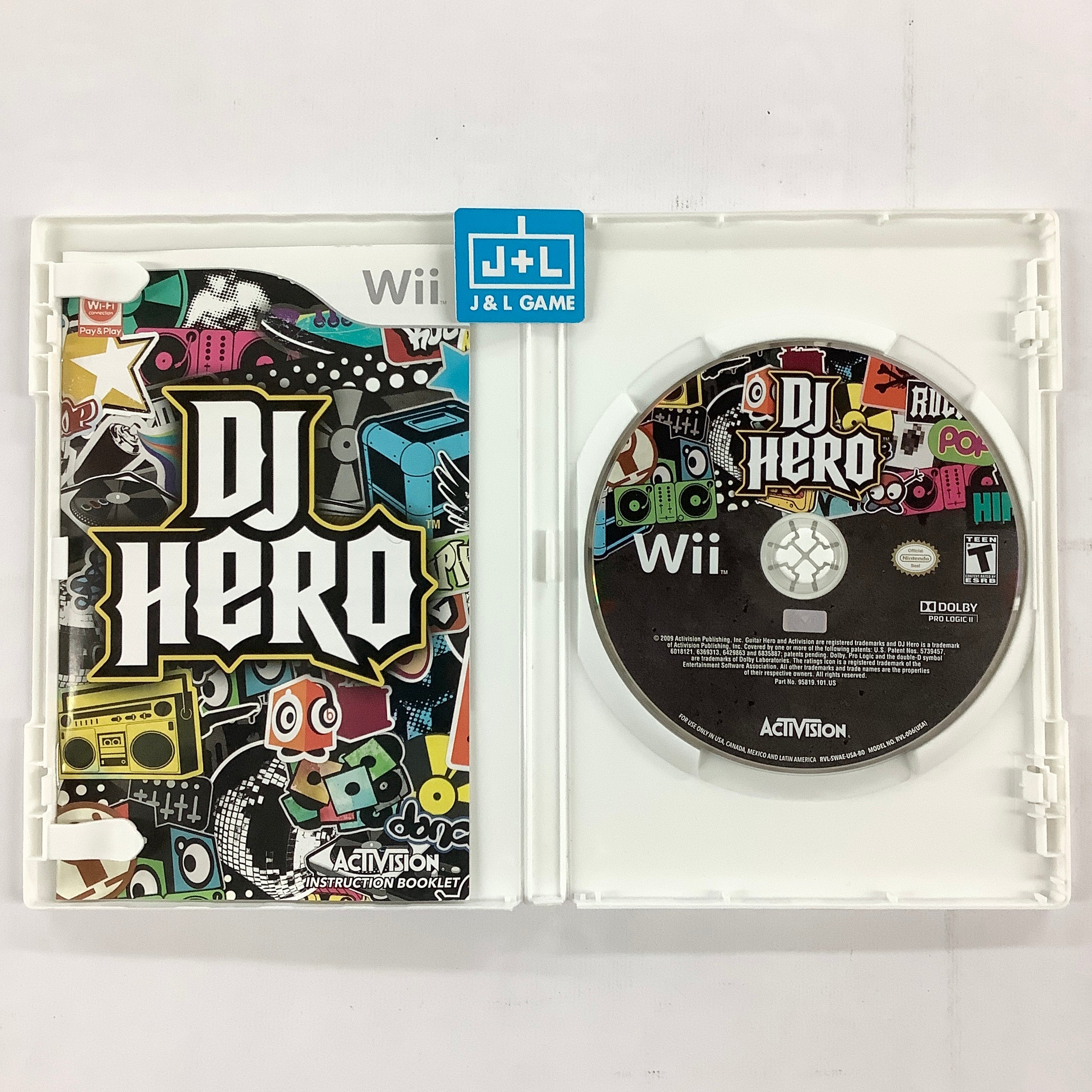 DJ Hero - Nintendo Wii [Pre-Owned] Video Games Activision   