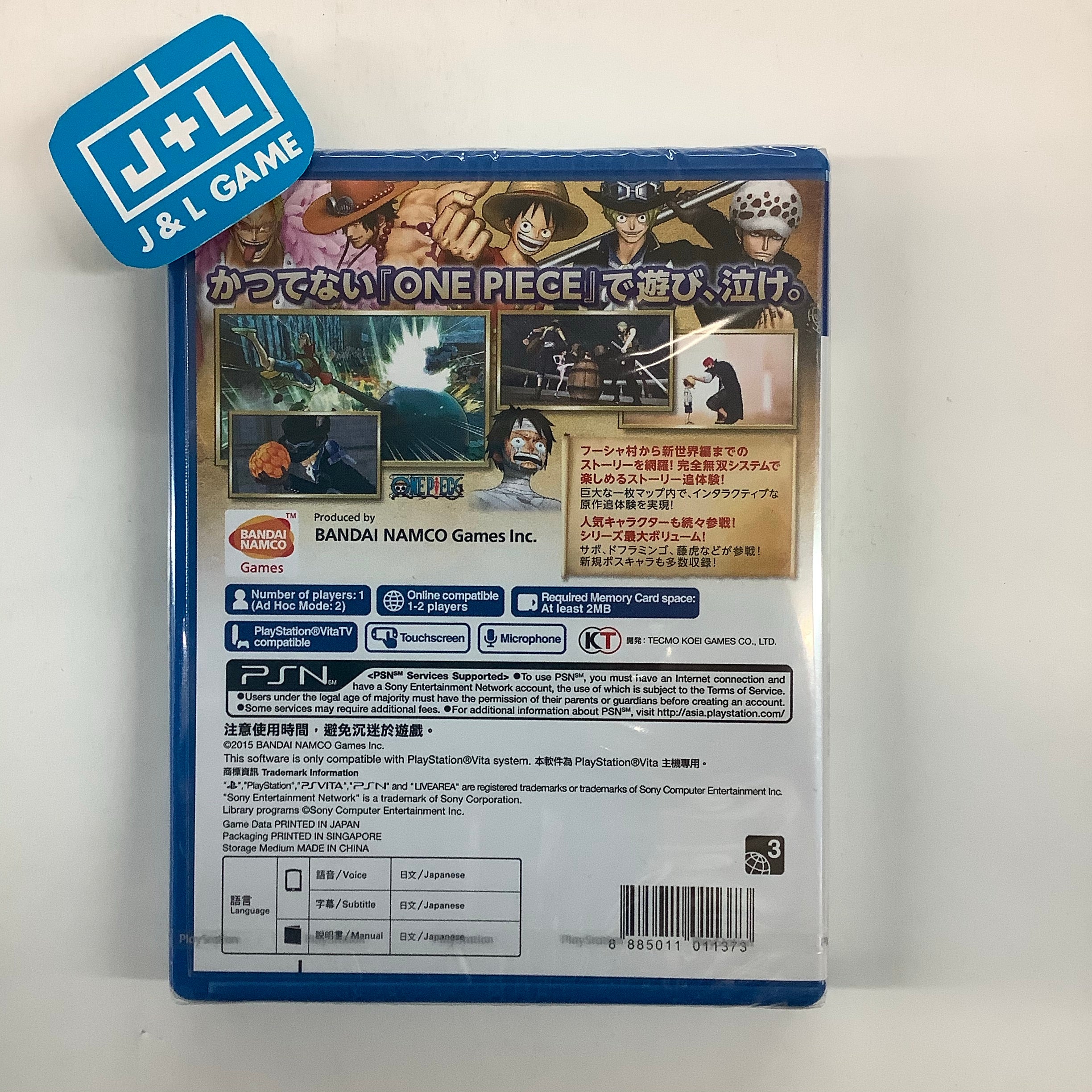 One Piece: Kaizoku Musou 3 (Japanese Sub) - (PSV) PlayStation Vita (Asia Import) Video Games Bandai Namco Games   