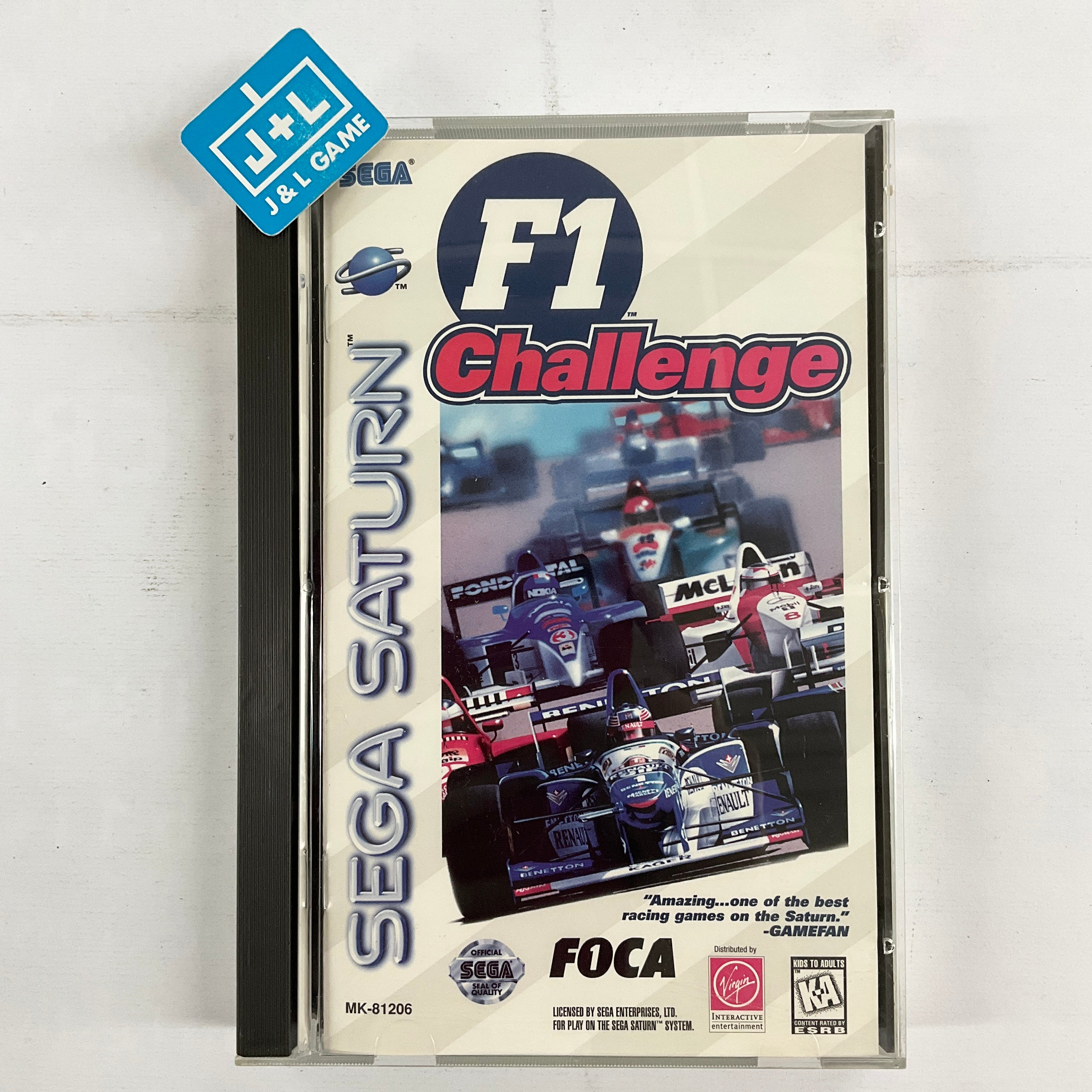 F1 Challenge - (SS) SEGA Saturn [Pre-Owned] Video Games Virgin Interactive   