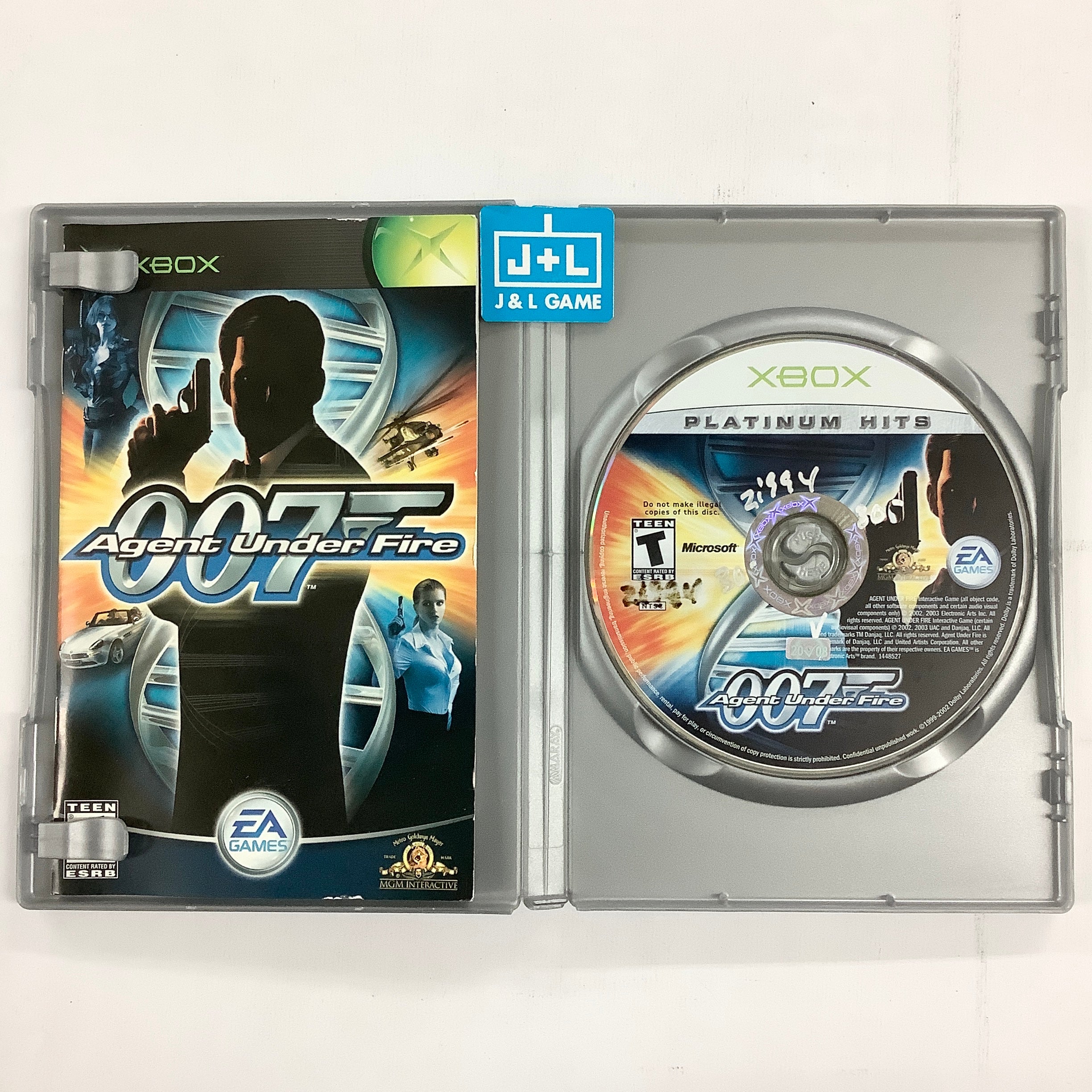 James Bond 007: Agent Under Fire (Platinum Hits) - (XB) Xbox [Pre-Owned] Video Games Electronic Arts   