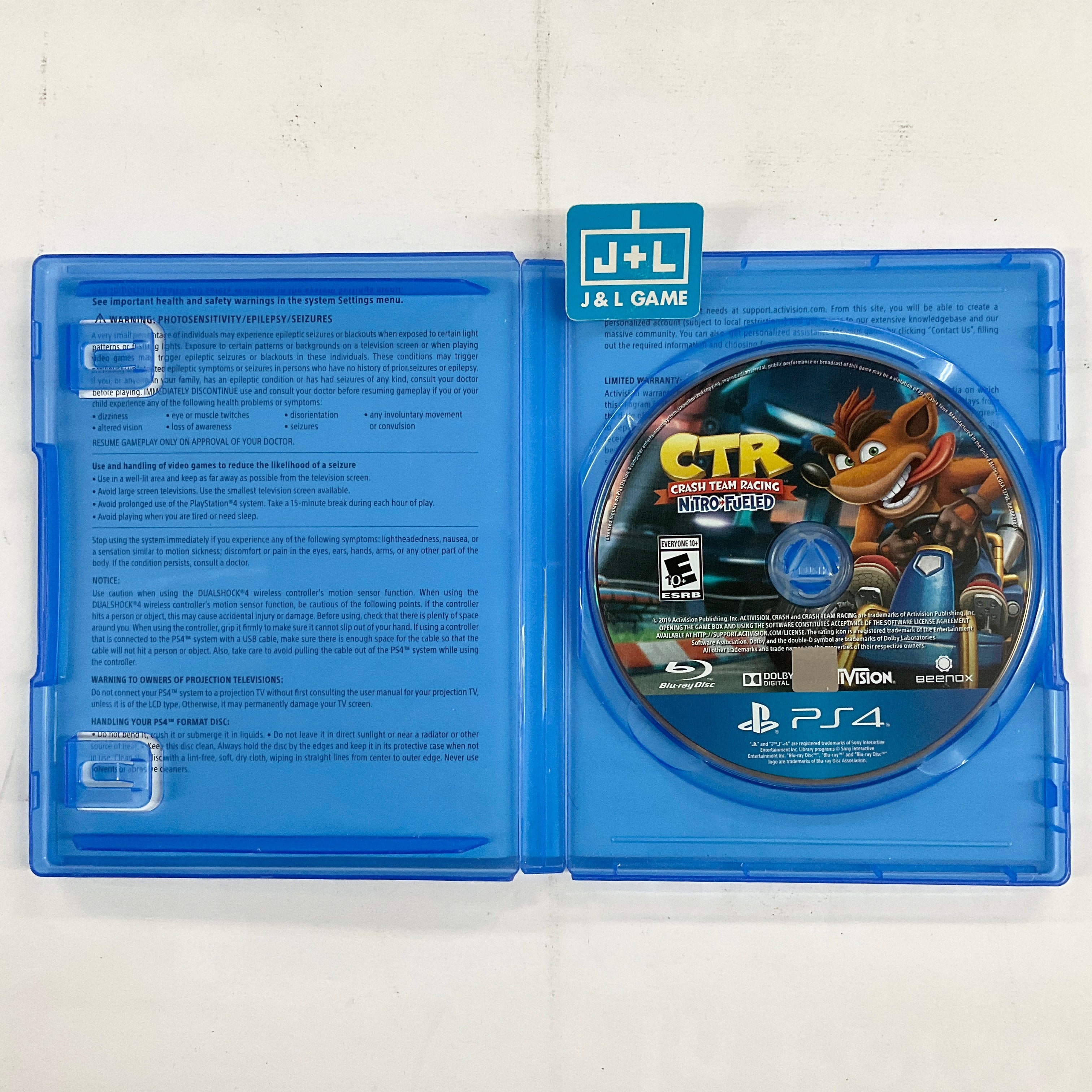 Crash Team Racing: Nitro Fueled - (PS4) PlayStation 4 [Pre-Owned] Video Games Activision   