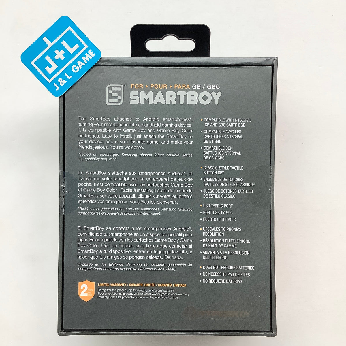 Hyperkin SmartBoy Mobile Device - (GBC) Game Boy Color | J&L Game
