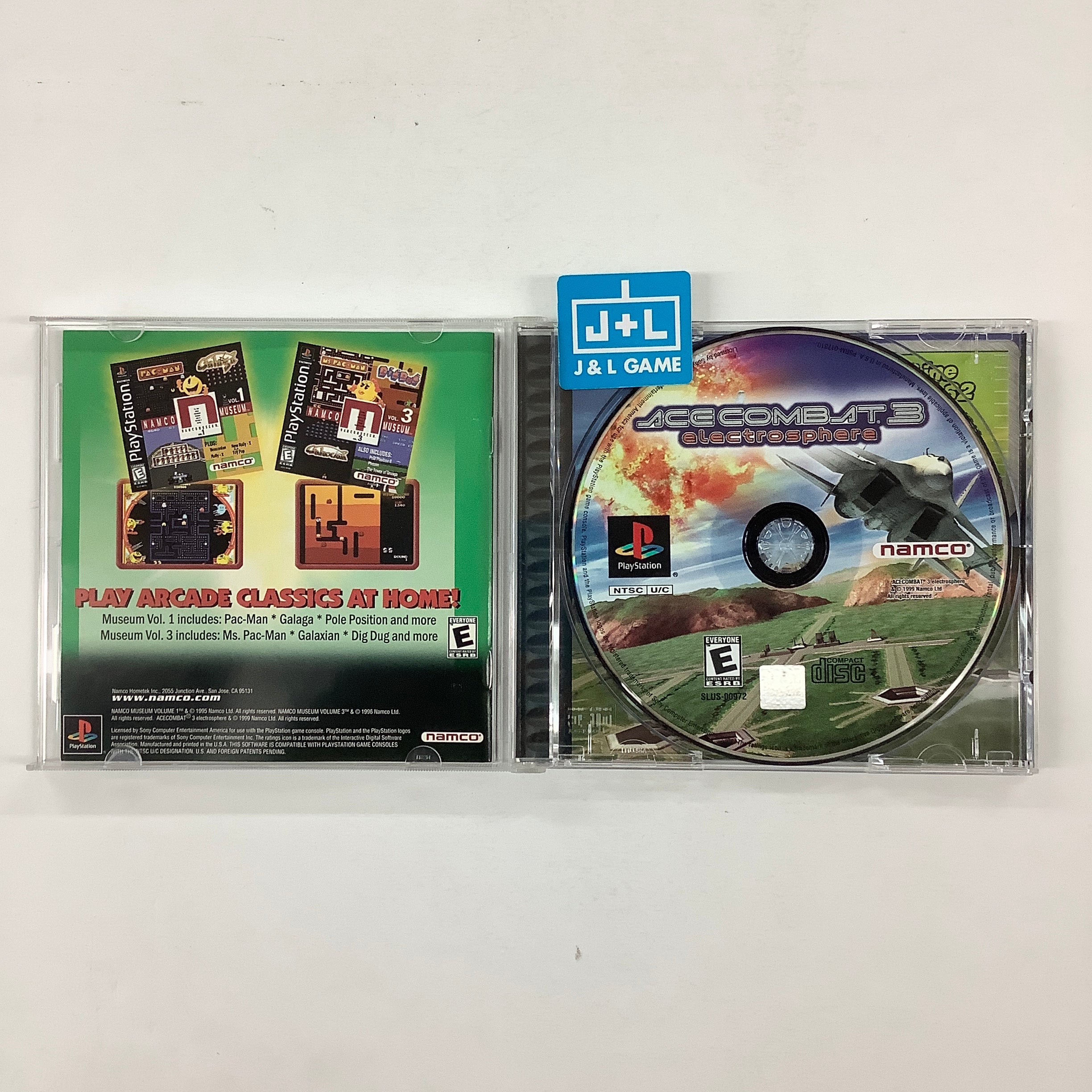 Ace Combat 3: Electrosphere - (PS1) PlayStation 1 [Pre-Owned] Video Games Namco   