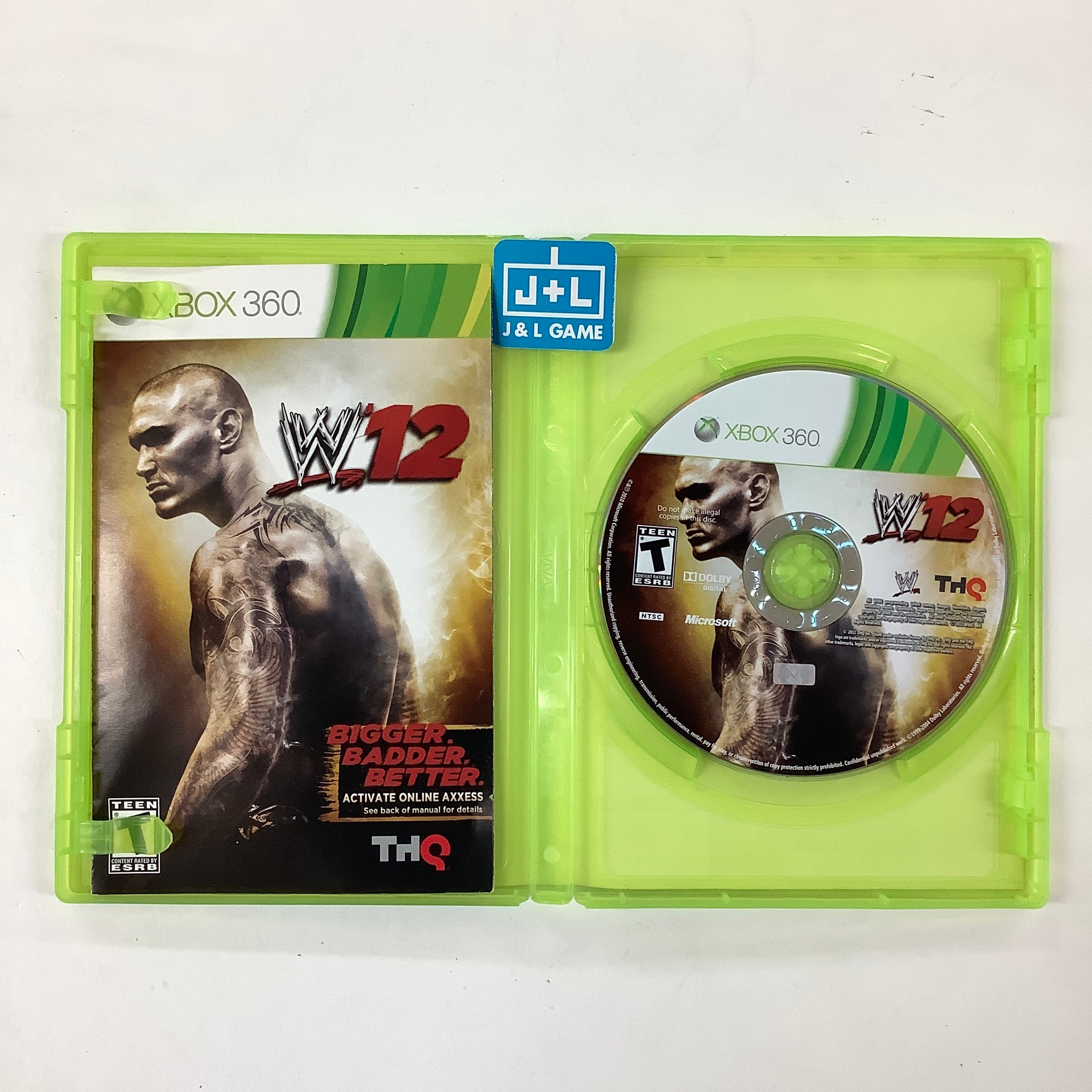 WWE '12 - Xbox 360 [Pre-Owned] | J&L Game