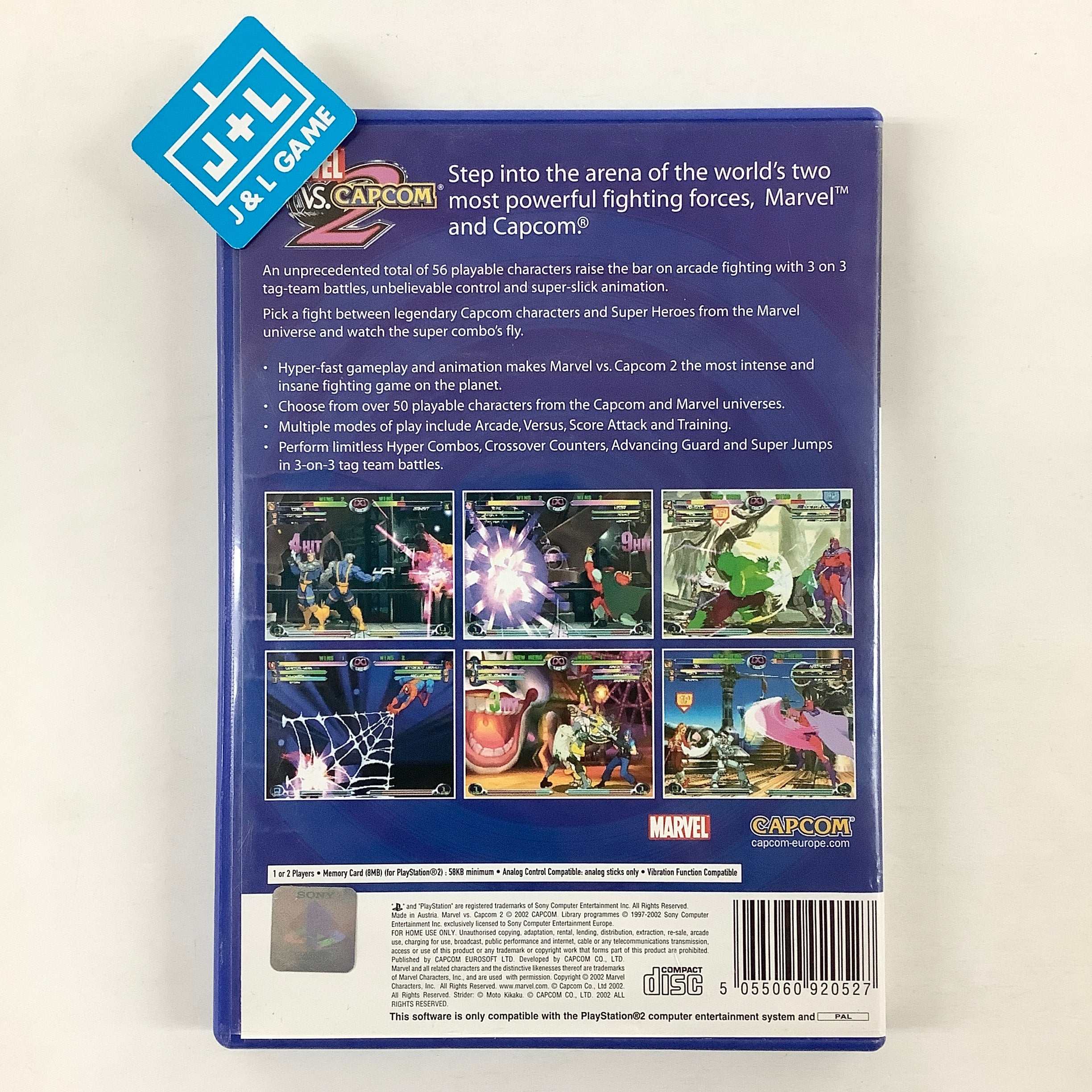 Marvel vs Capcom 2 - (PS2) PlayStation 2 [Pre-Owned] (European Import) Video Games Capcom   
