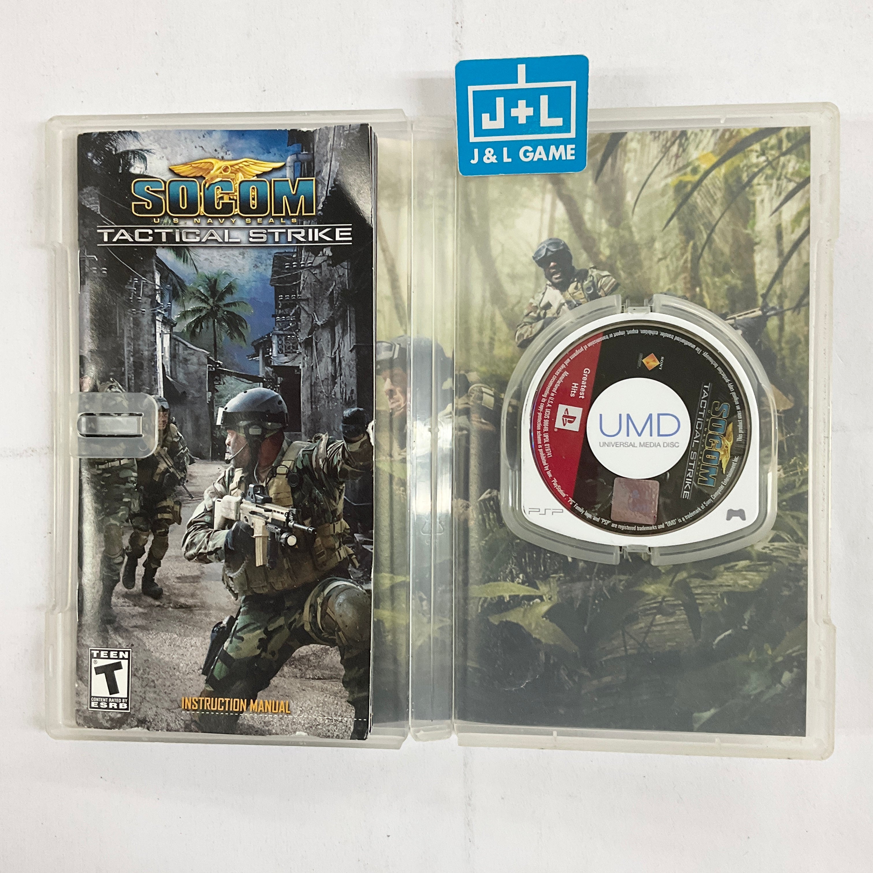 SOCOM: U.S. Navy SEALs Tactical Strike (Greatest Hits) - Sony PSP [Pre-Owned] Video Games SCEA   