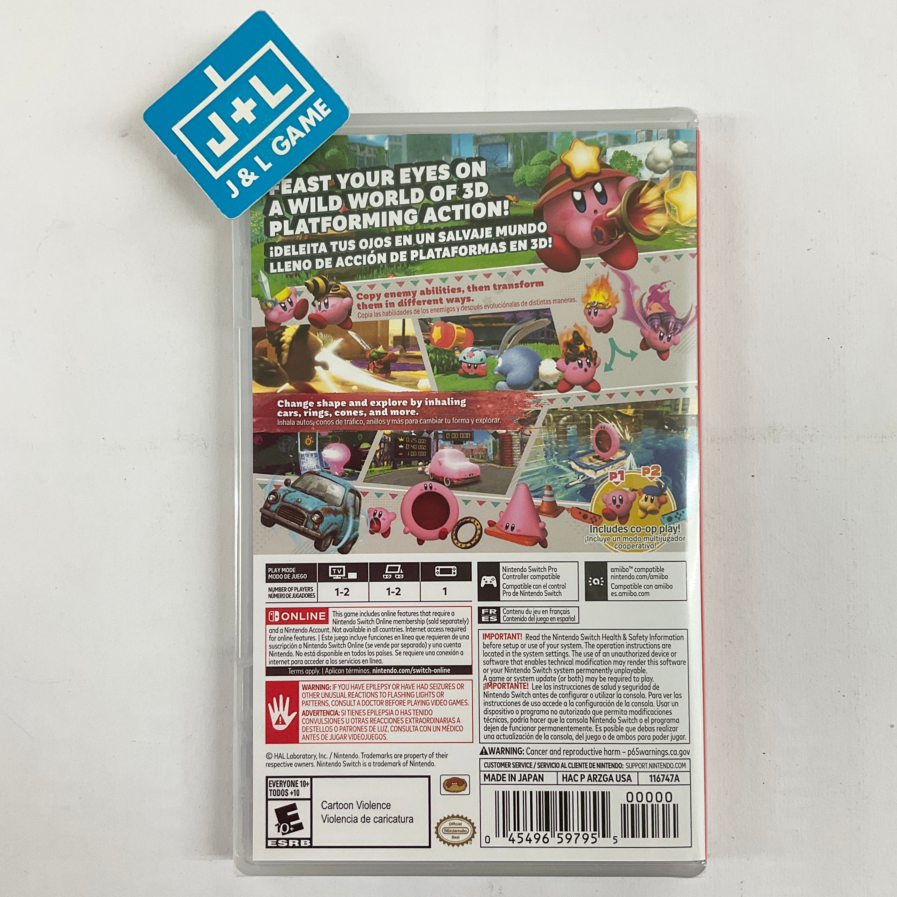 Kirby and the Forgotten Land - (NSW) Nintendo Switch Video Games Nintendo   
