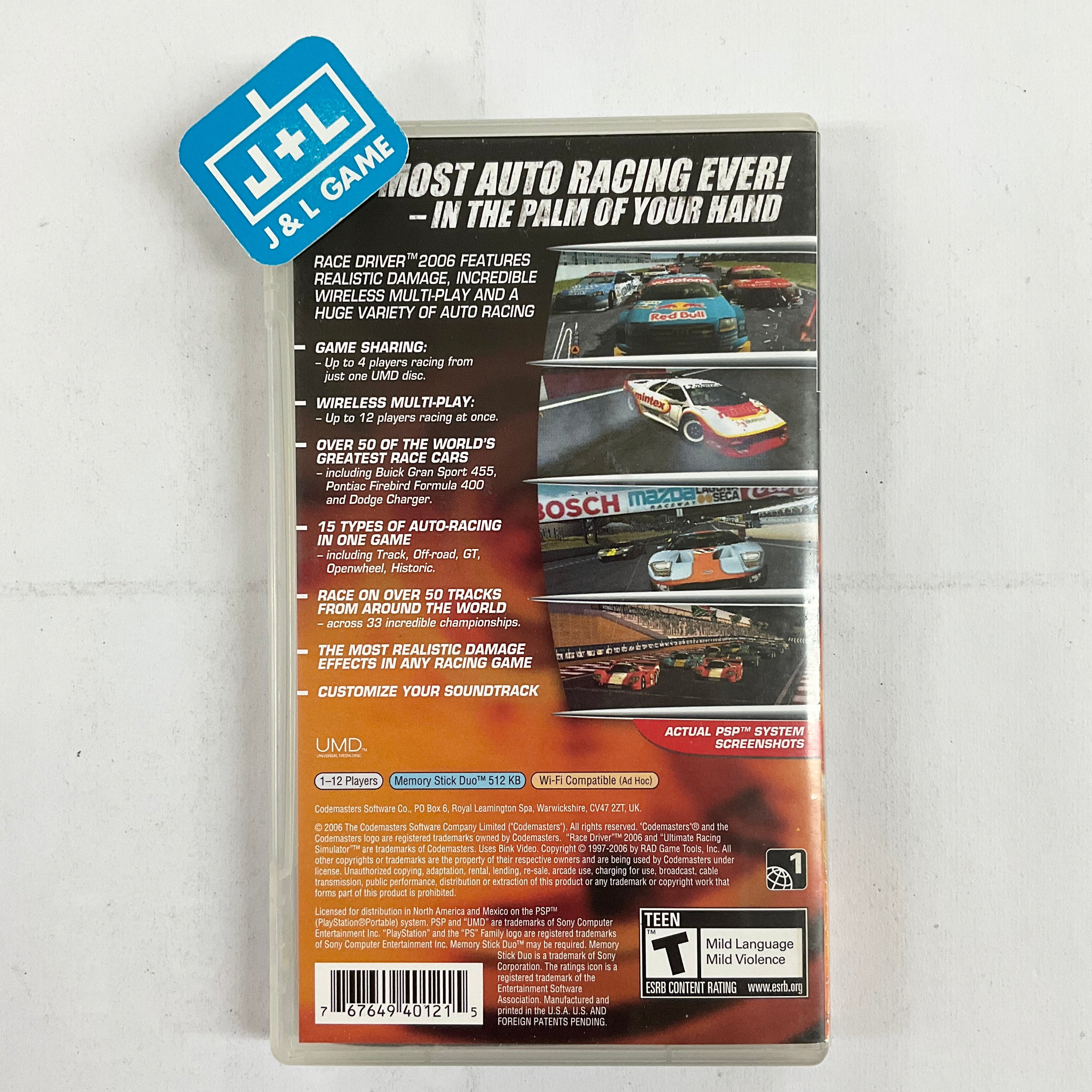 Race Driver 2006 - Sony PSP [Pre-Owned] Video Games Codemasters   