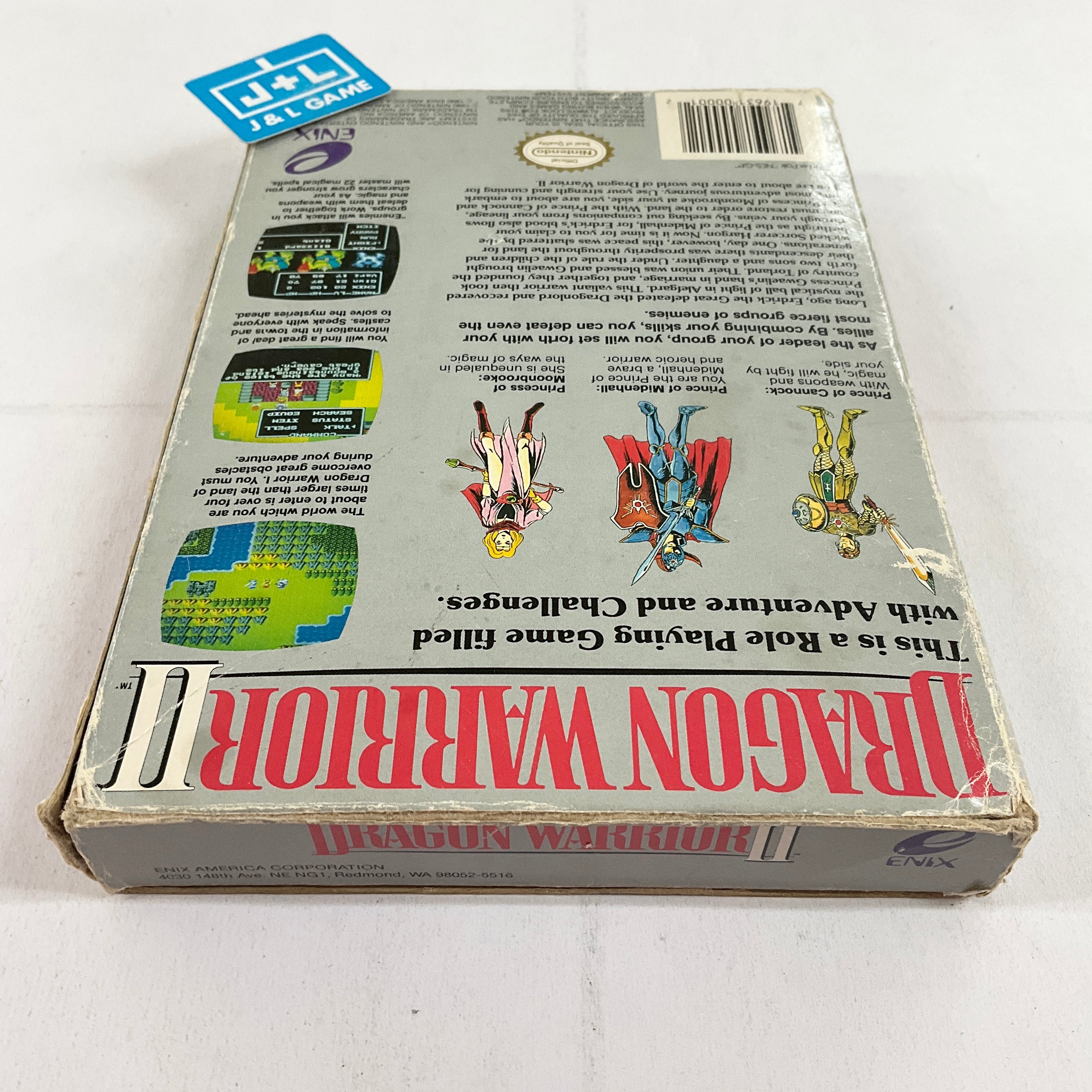 Dragon Warrior II - (NES) Nintendo Entertainment System [Pre-Owned] Video Games Enix America, Inc.   