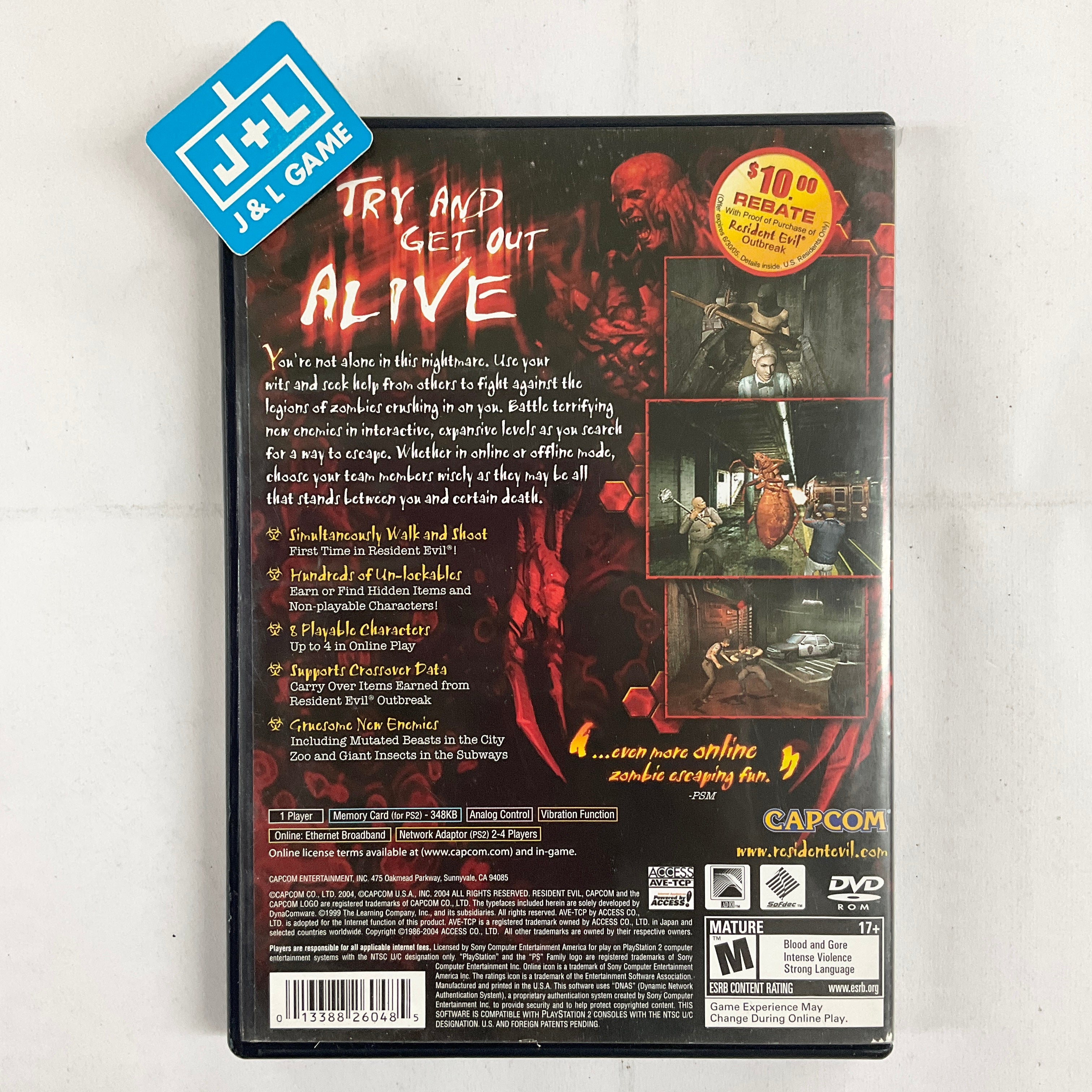 Resident Evil Outbreak File #2 - (PS2) PlayStation 2 [Pre-Owned] Video Games Capcom   