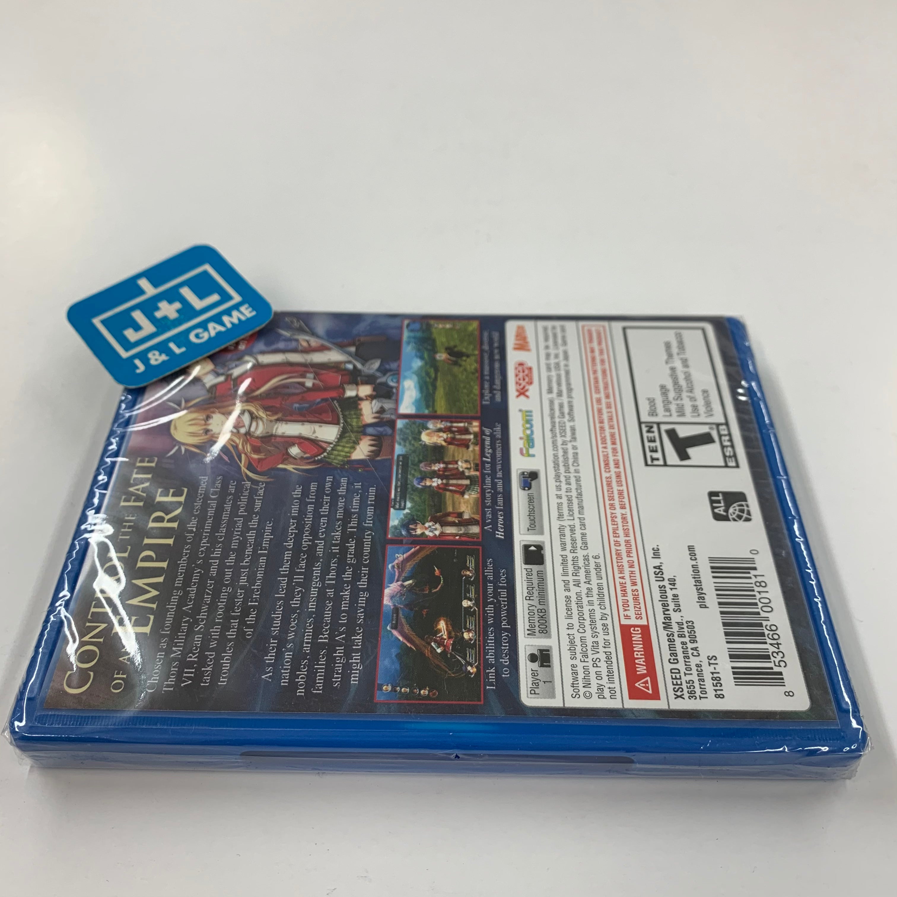 The Legend of Heroes: Trails of Cold Steel - (PSV) PlayStation Vita Video Games XSEED Games   