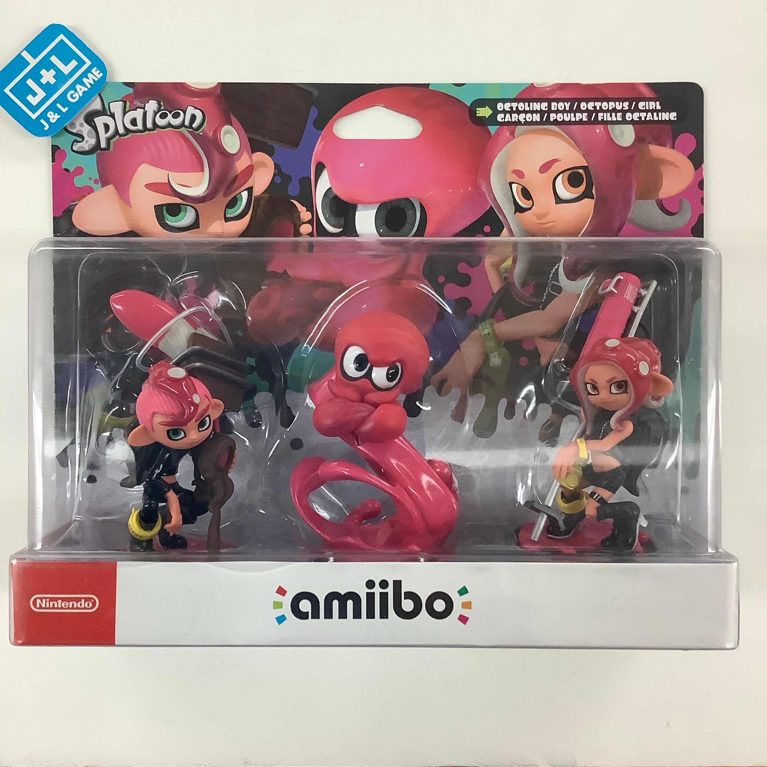 Octoling 3-pack (Splatoon series) - Nintendo Switch Amiibo (European Import) Amiibo Nintendo   