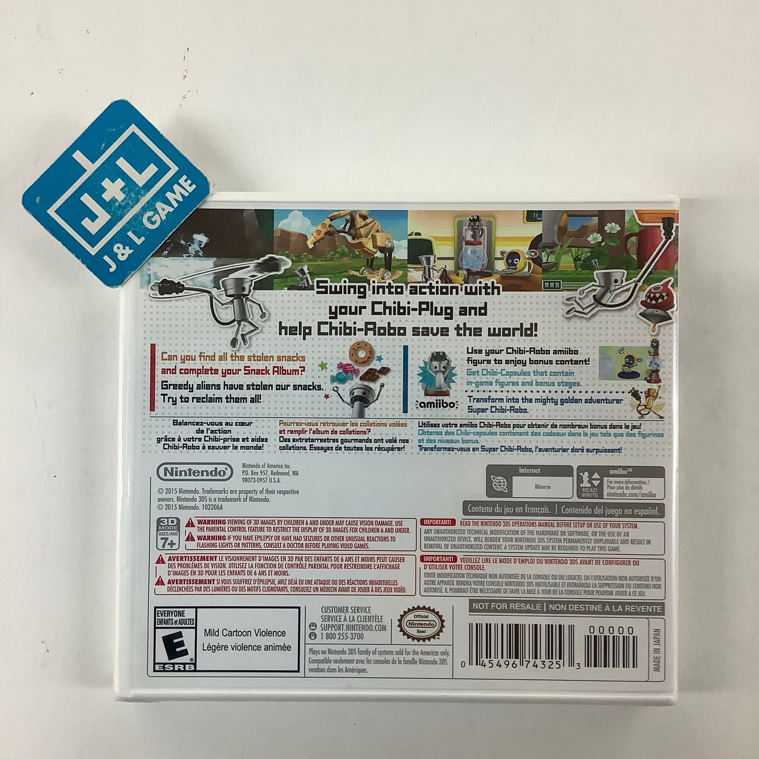 Chibi-Robo! Zip Lash - Nintendo 3DS Video Games Nintendo   