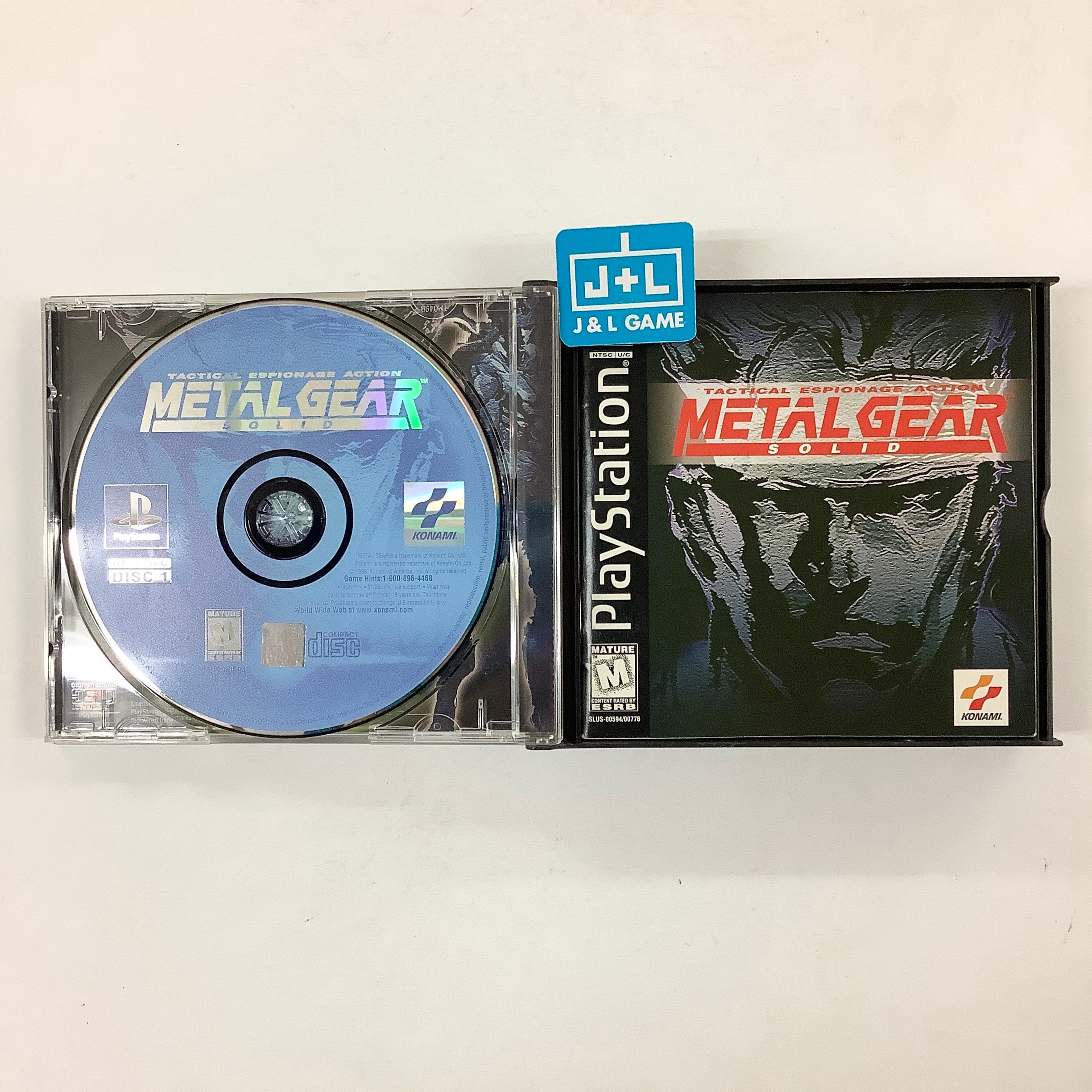 Metal Gear Solid - (PS1) PlayStation 1 [Pre-Owned] Video Games Konami   