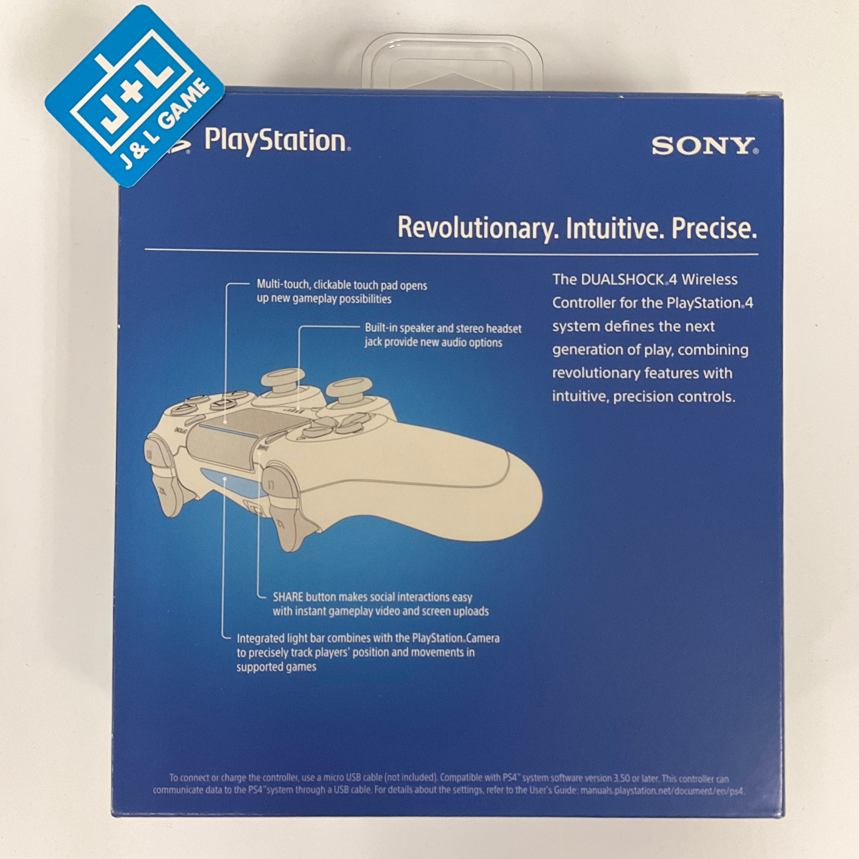Sony DualShock 4 Wireless Controller (Titanium Blue) - (PS4) PlayStation 4 Accessories Sony Interactive Entertainment LLC   