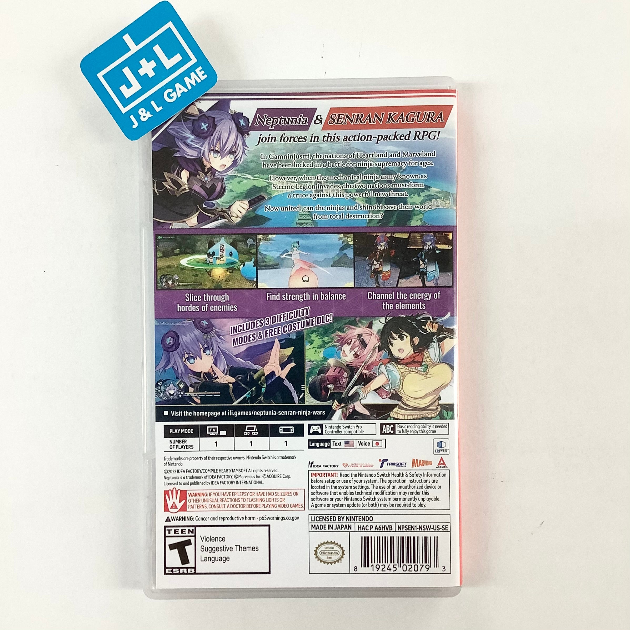 Neptunia X Senran Kagura: Ninja Wars - (NSW) Nintendo Switch [UNBOXING] Video Games Idea Factory International   