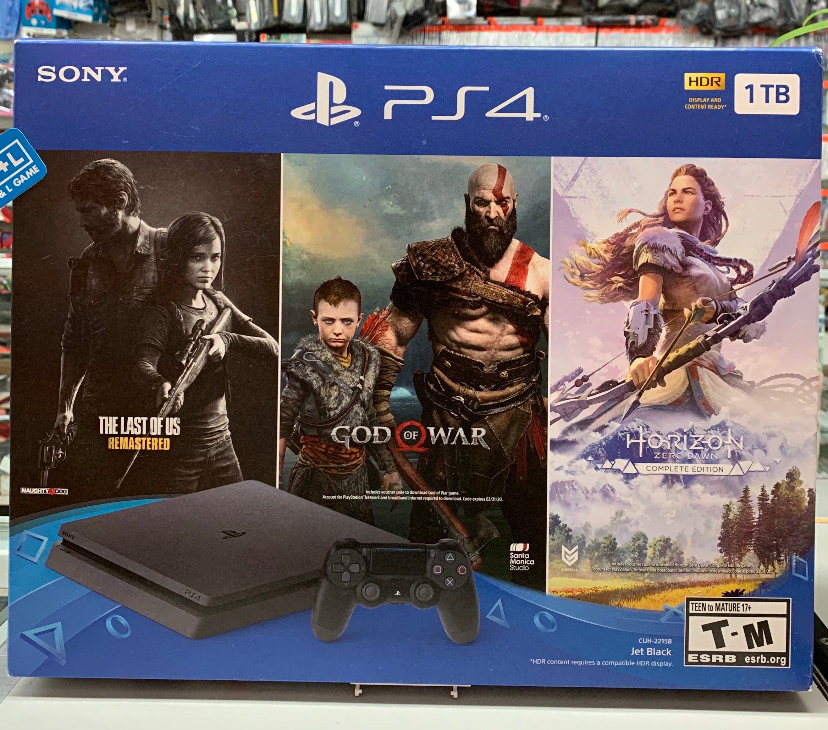 SONY PlayStation 4 Slim 1TB Console - Three Free Games Bundle - (PS4) PlayStation 4 Video Games Playstation   