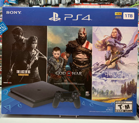 SONY PlayStation 4 Slim 1TB Console - Three Free Games Bundle - (PS4) PlayStation 4 Video Games Playstation   