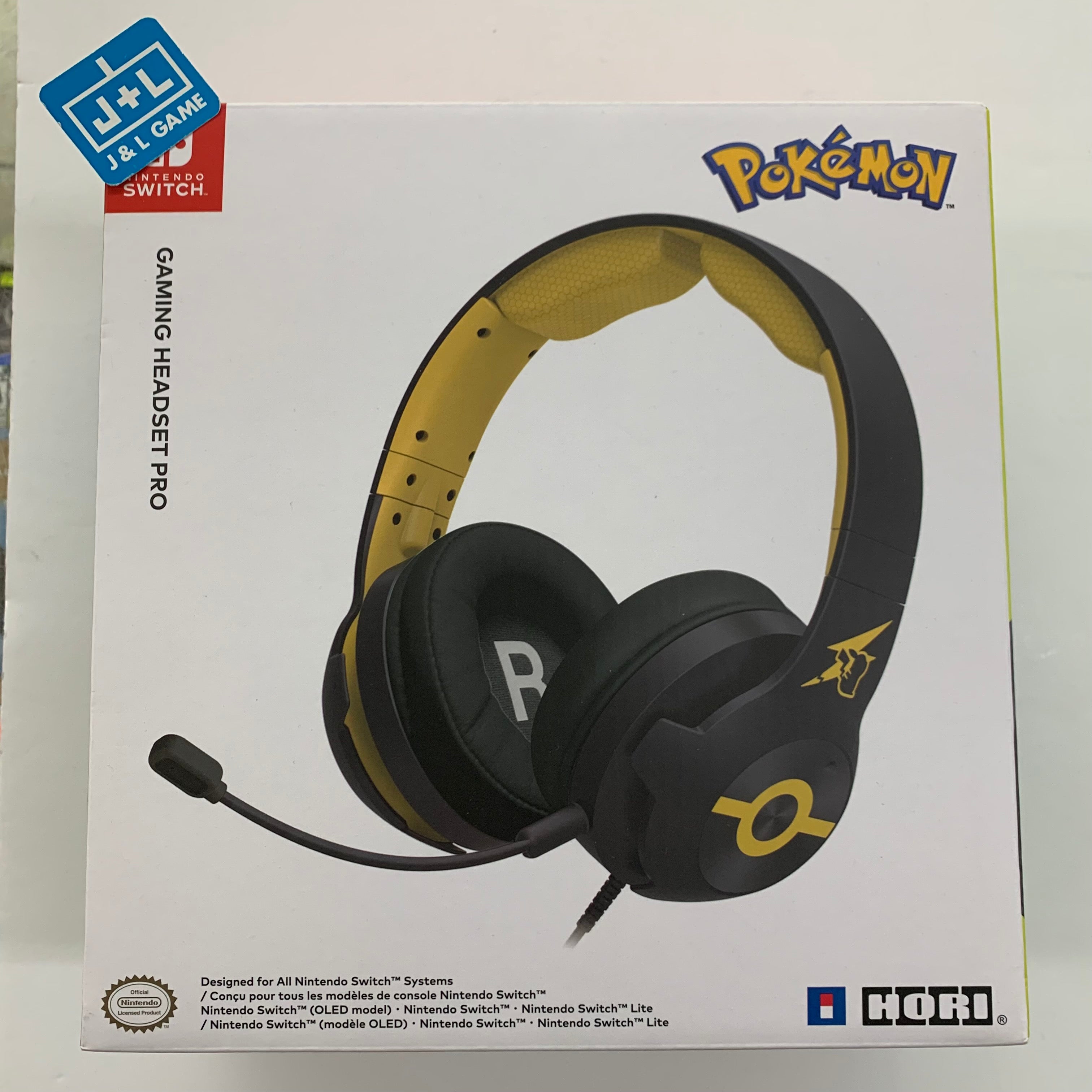 HORI Gaming Headset (Pikachu COOL) - (NSW) Nintendo Switch ACCESSORIES HORI   