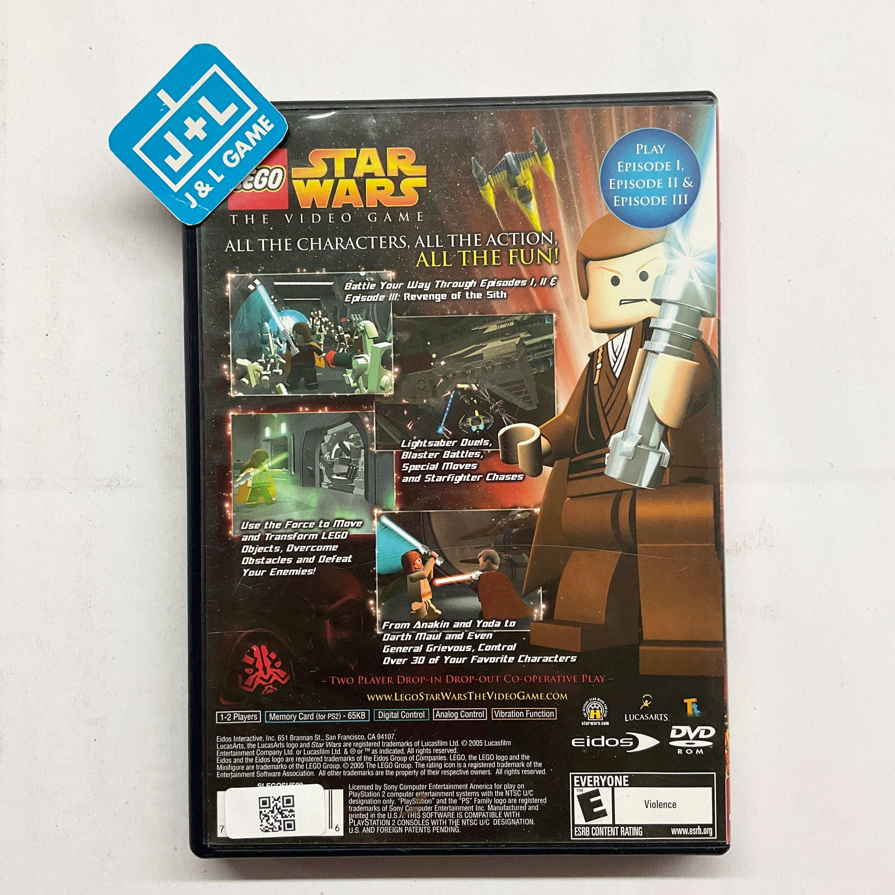 LEGO Star Wars The Video Game (Greatest Hits) - (PS2) PlayStation 2 [Pre-Owned] Video Games Eidos Interactive   
