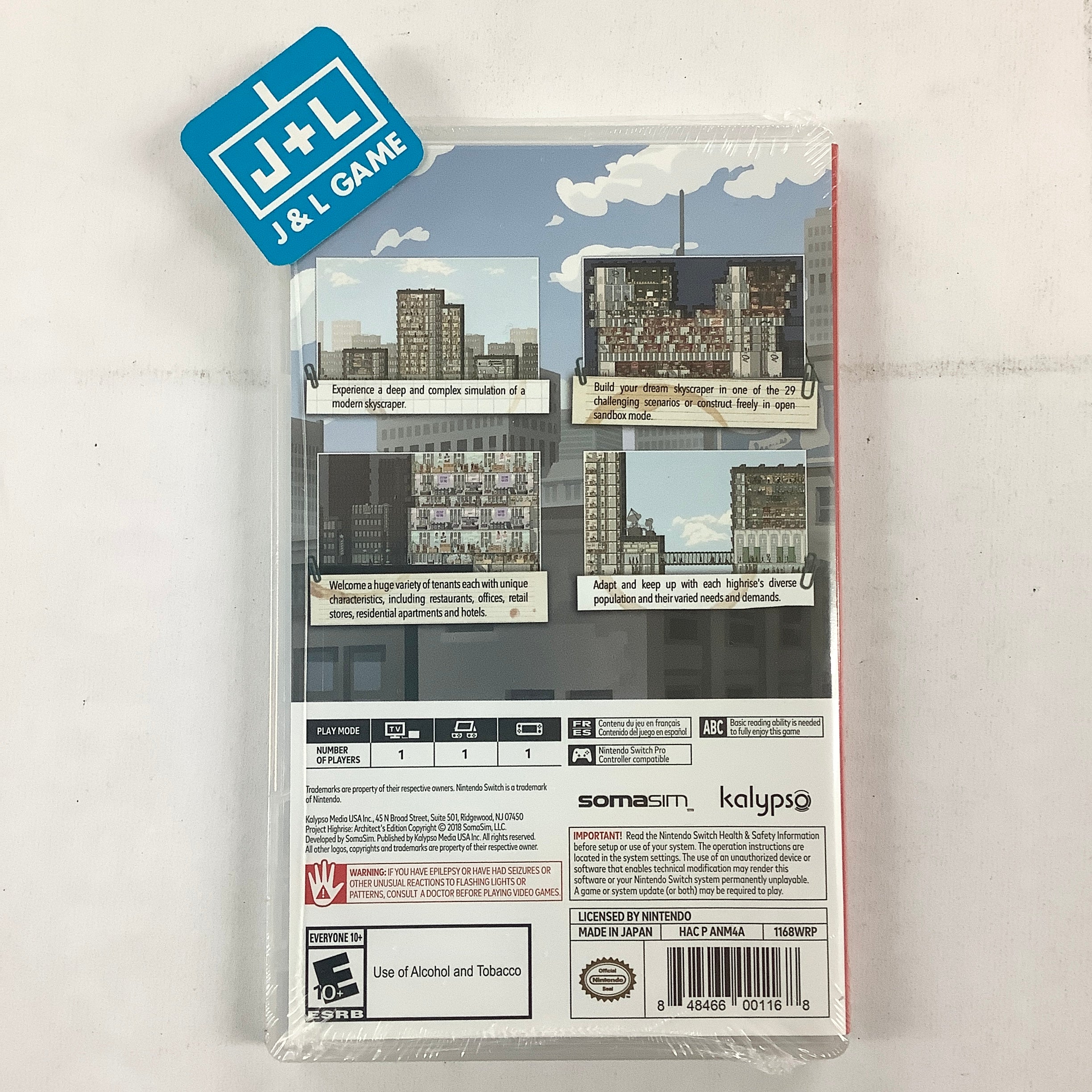 Project Highrise: Architect's Edition - (NSW) Nintendo Switch | J&L Game