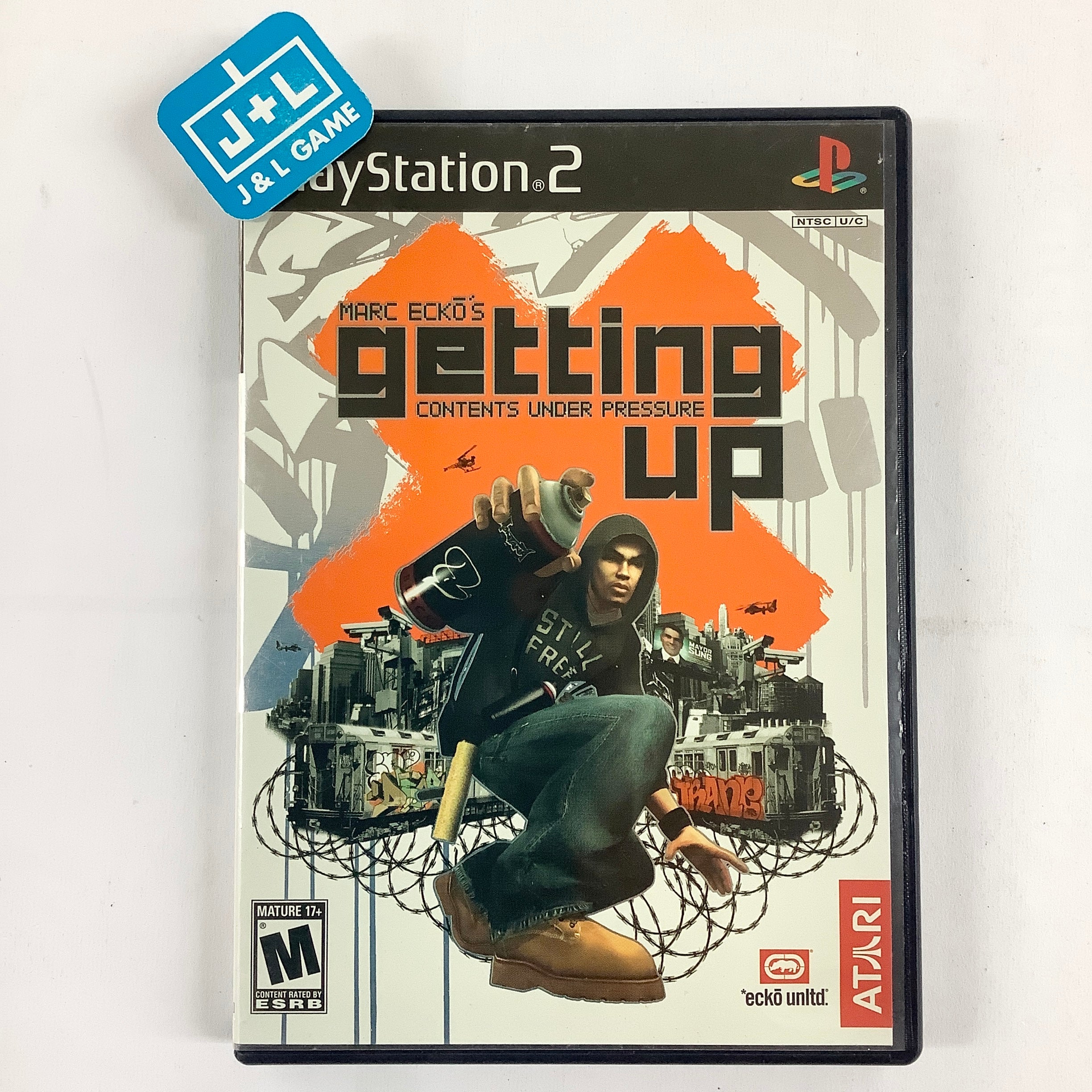 Marc Ecko's Getting Up: Contents Under Pressure - (PS2) PlayStation 2 [Pre-Owned] Video Games Atari SA   