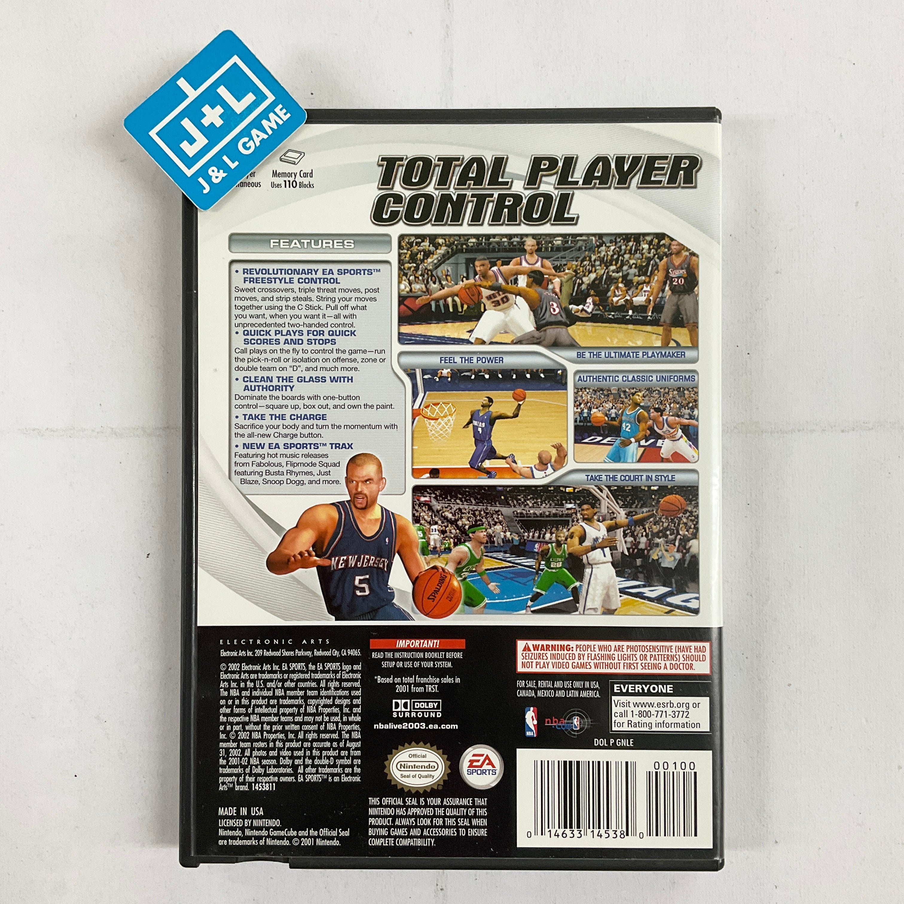 NBA Live 2003 - (GC) GameCube [Pre-Owned] Video Games EA Sports   