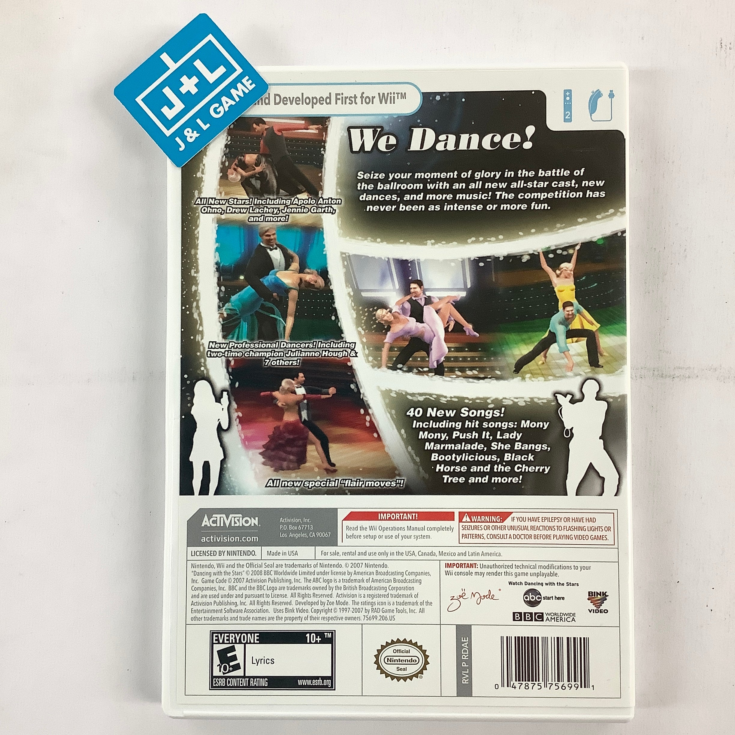 Dancing With the Stars: We Dance! - Nintendo Wii [Pre-Owned] Video Games Activision   