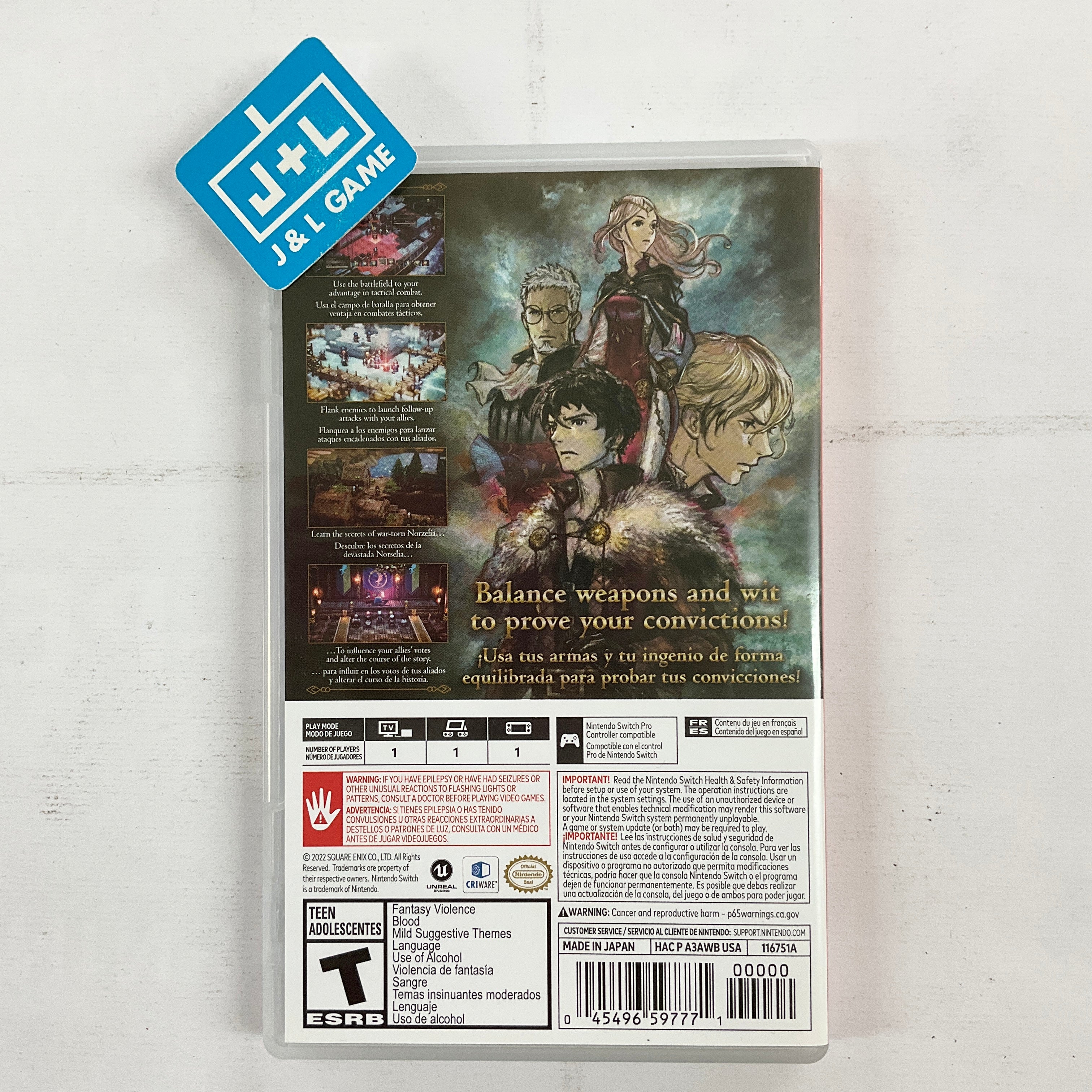 Triangle Strategy - (NSW) Nintendo Switch [UNBOXING] Video Games Nintendo   