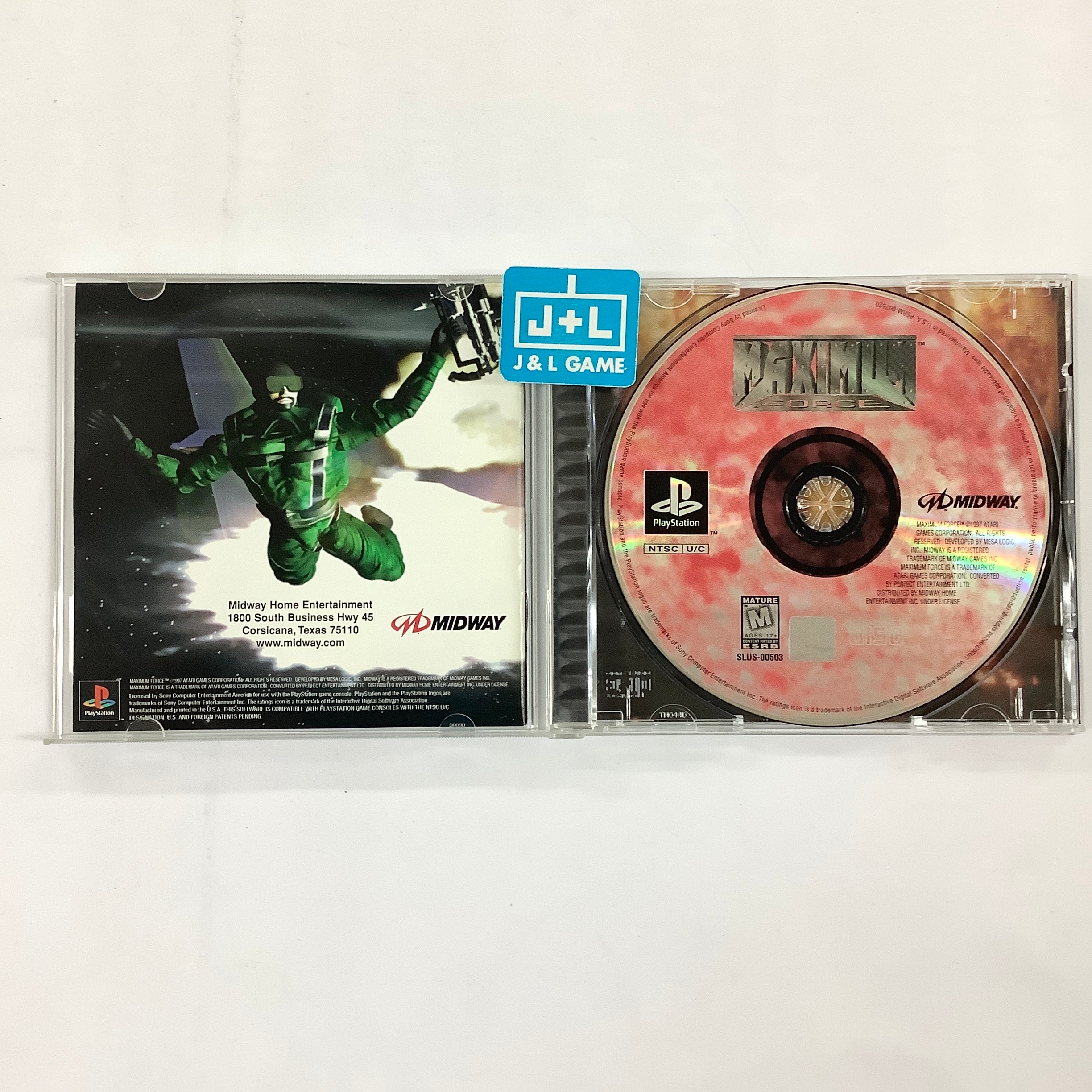 Maximum Force - (PS1) PlayStation 1 [Pre-Owned] Video Games Midway   