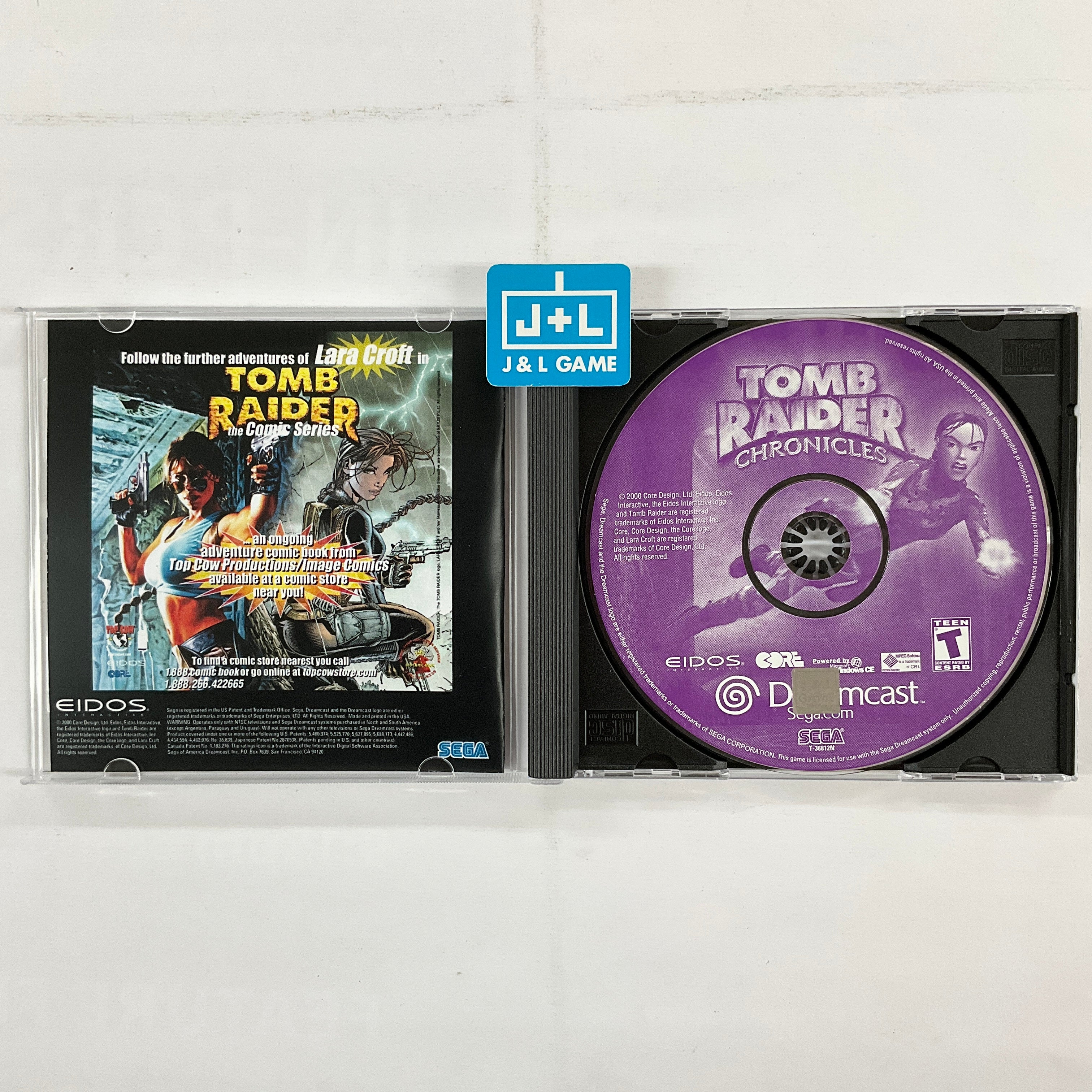 Tomb Raider: Chronicles - SEGA Dreamcast [Pre-Owned] Video Games Eidos Interactive   