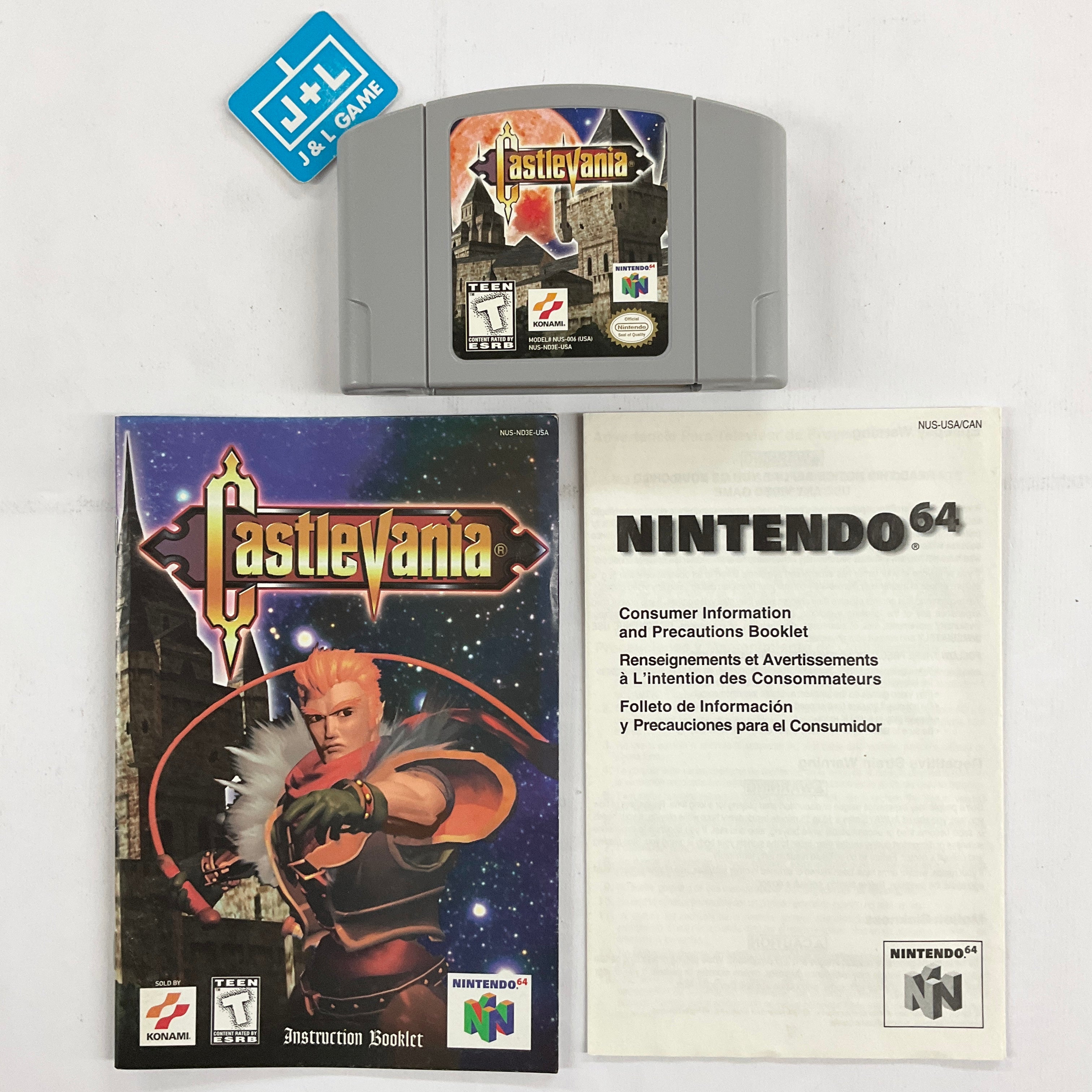 Castlevania - (N64) Nintendo 64 [Pre-Owned] Video Games Konami   