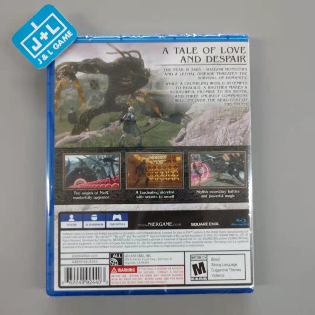 Nier Replicant Ver.1.22474487139 - (PS4) PlayStation 4 Video Games Square Enix   