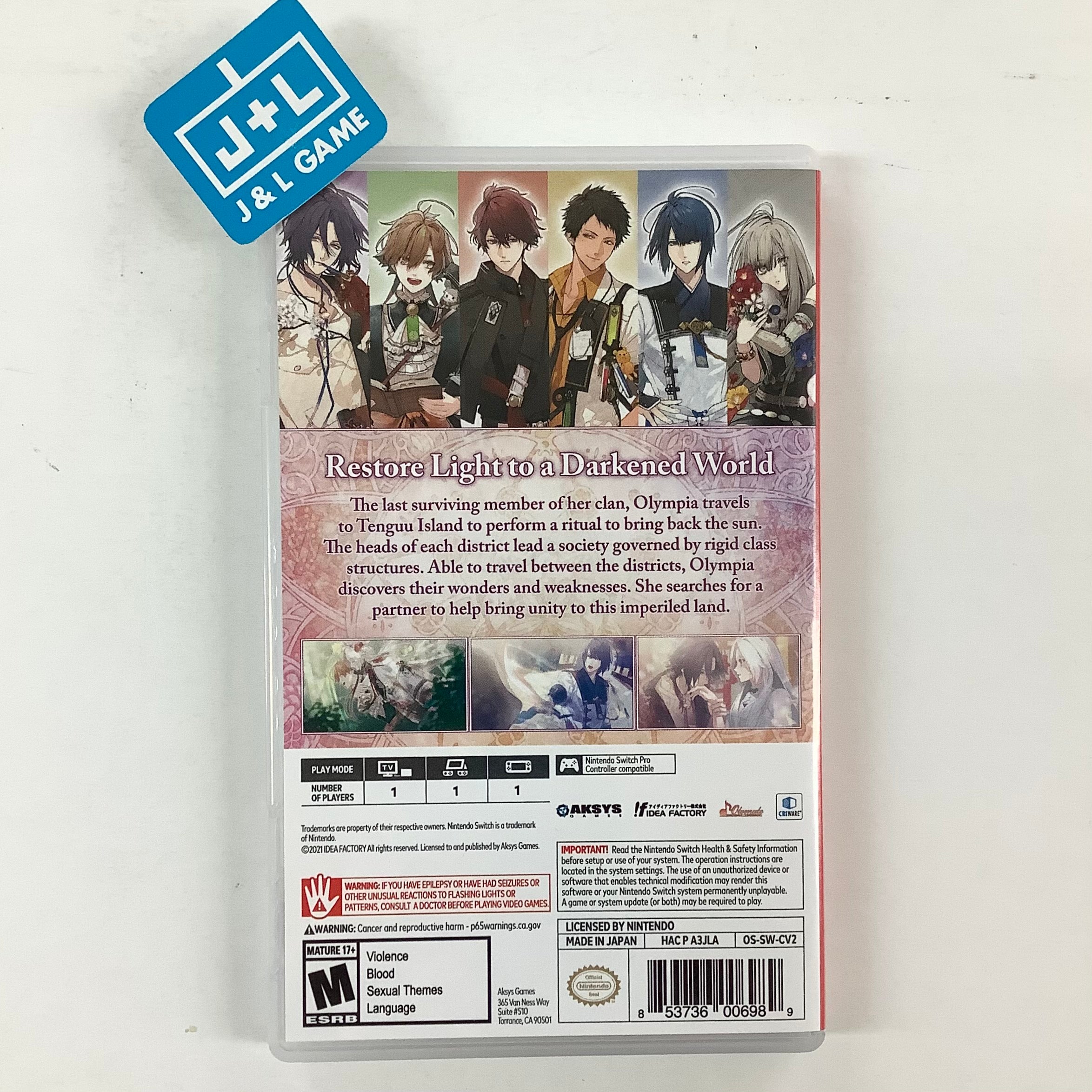 Olympia Soiree - (NSW) Nintendo Switch [UNBOXING] Video Games Aksys Games   