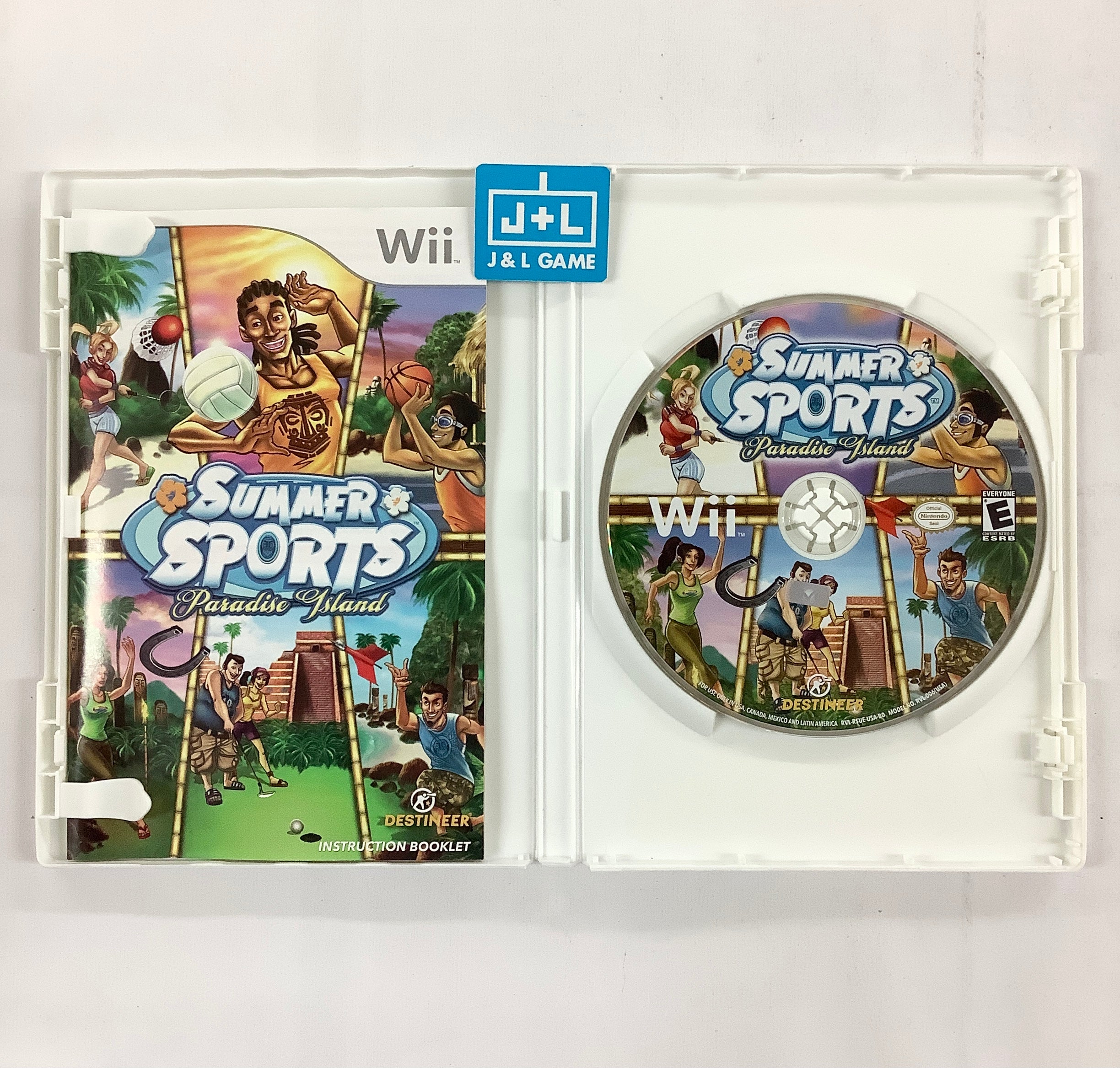 Summer Sports: Paradise Island - Nintendo Wii [Pre-Owned] Video Games Destineer   