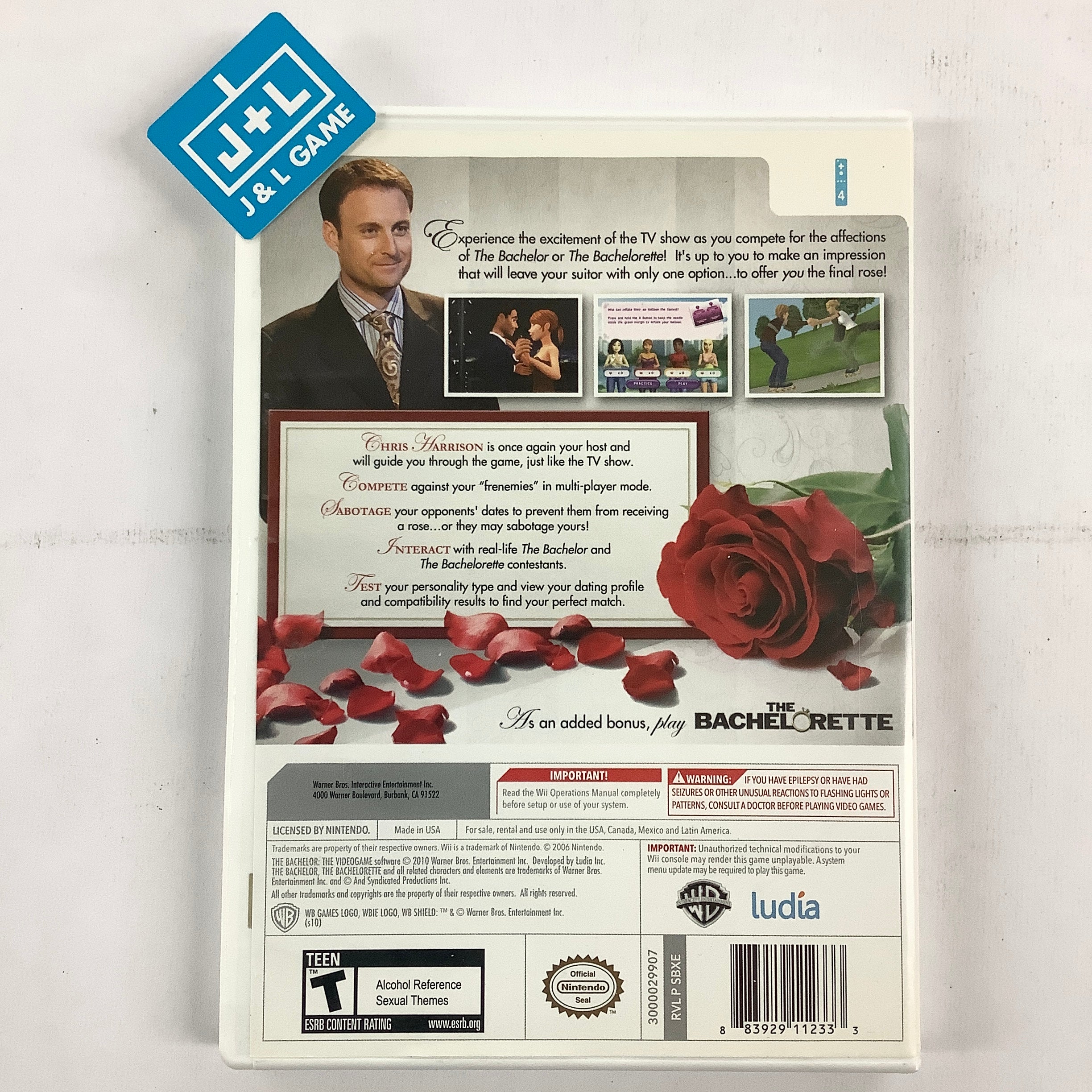 The Bachelor: The Videogame - Nintendo Wii [Pre-Owned] Video Games Warner Bros. Interactive Entertainment   