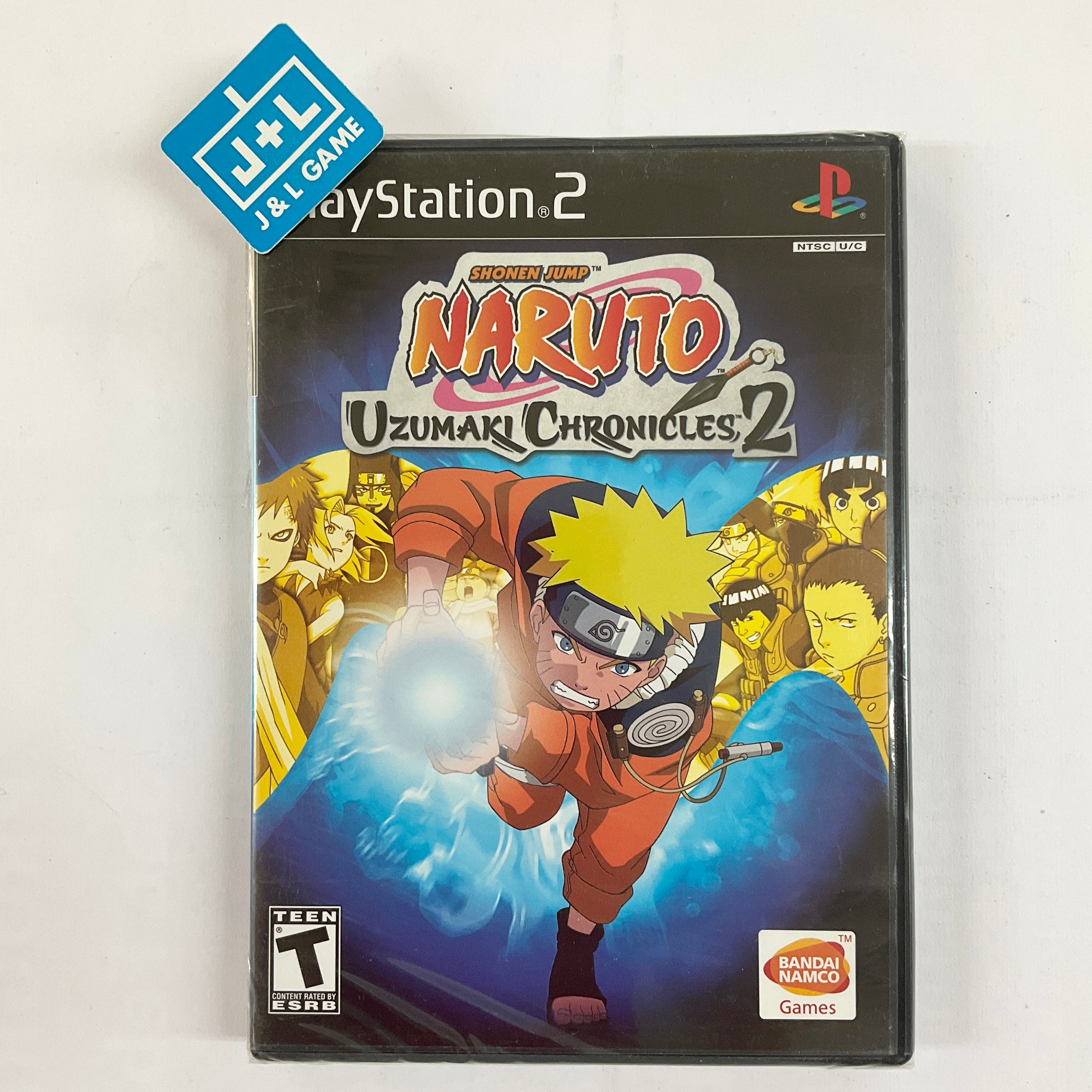 Naruto: Uzumaki Chronicles 2 - (PS2) PlayStation 2 Video Games Namco Bandai Games   