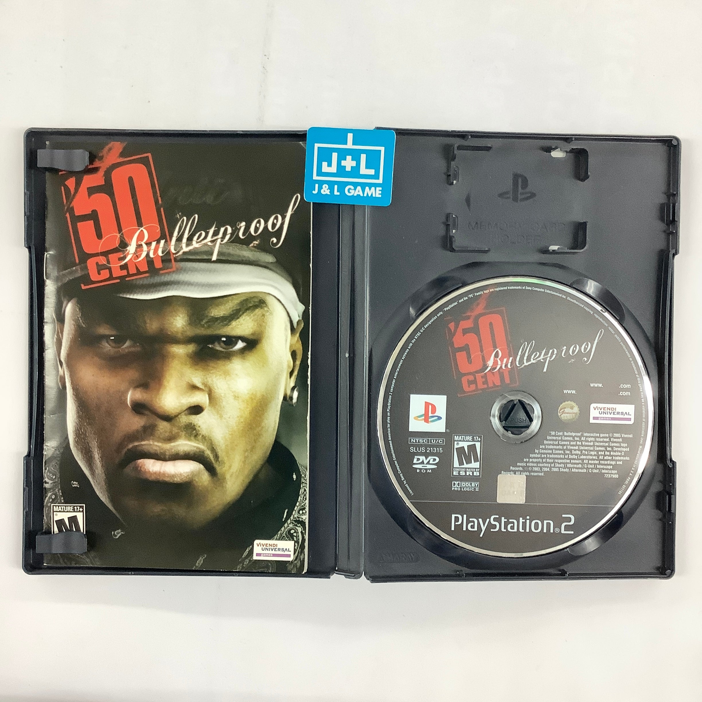 50 Cent: Bulletproof - (PS2) PlayStation 2 [Pre-Owned] Video Games Vivendi Universal   