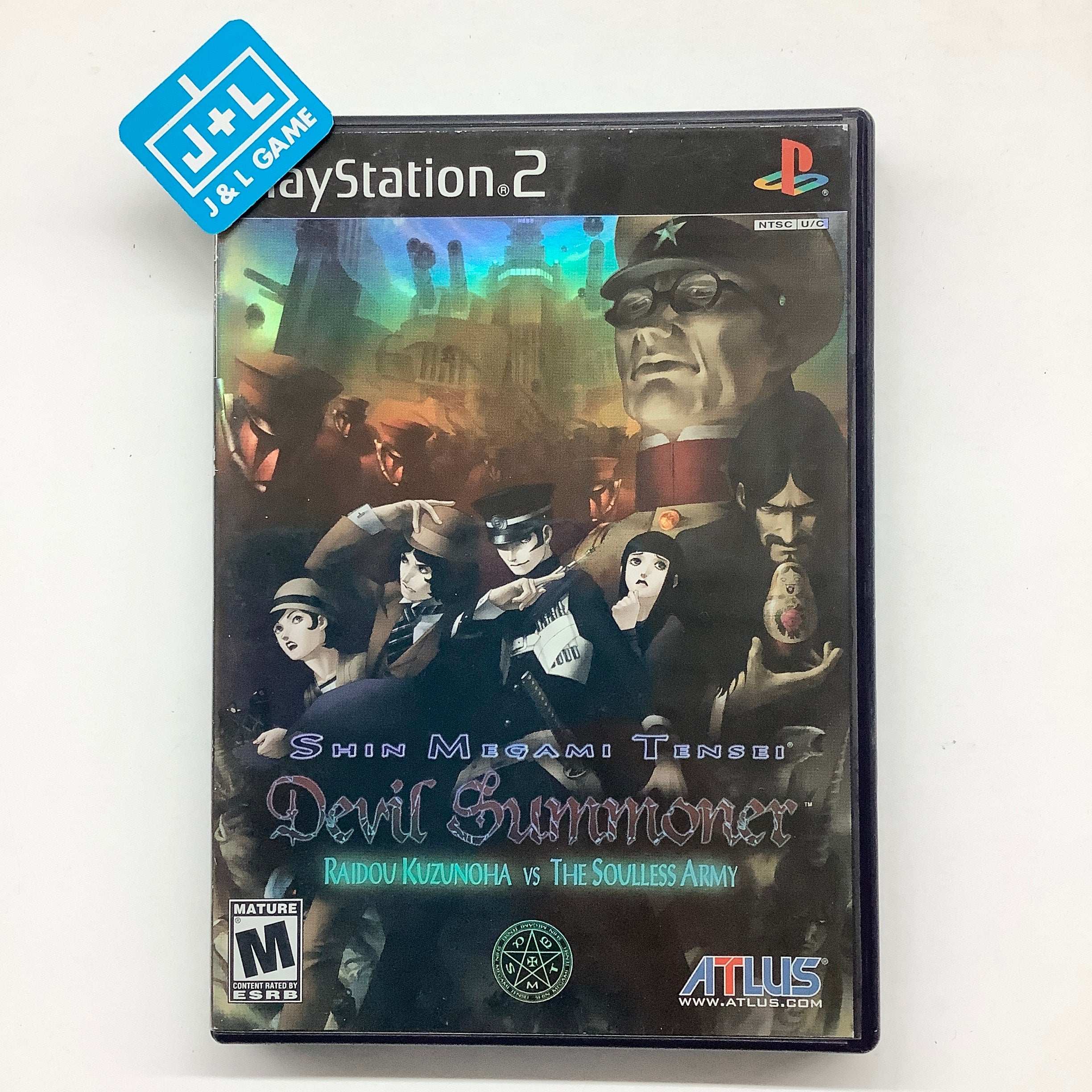 Shin Megami Tensei: Devil Summoner Raidou Kuzunoha vs The Soulless Army - (PS2) PlayStation 2 [Pre-Owned] Video Games Atlus   