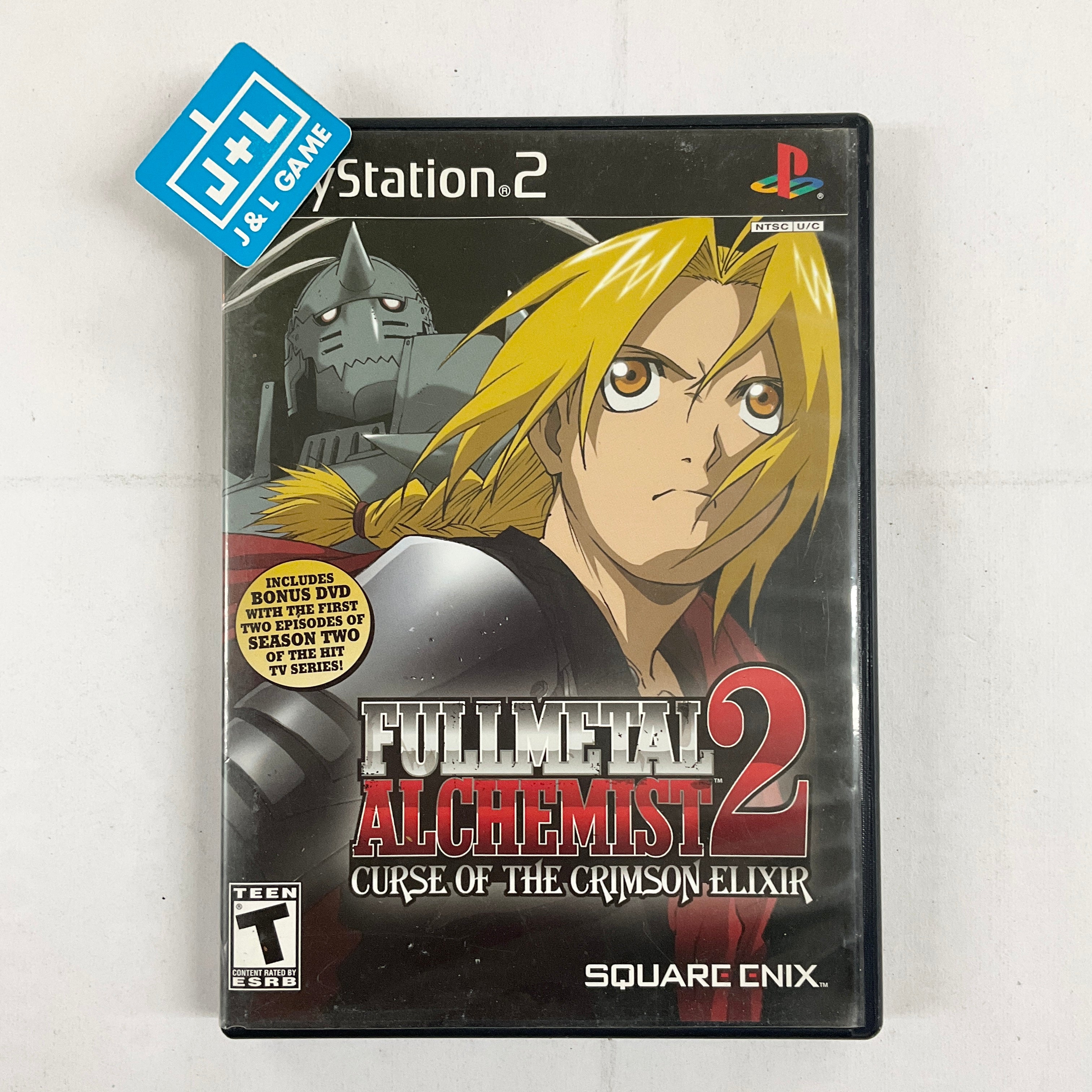 Fullmetal Alchemist 2: Curse of the Crimson Elixir - (PS2) PlayStation 2 [Pre-Owned] Video Games Square Enix   