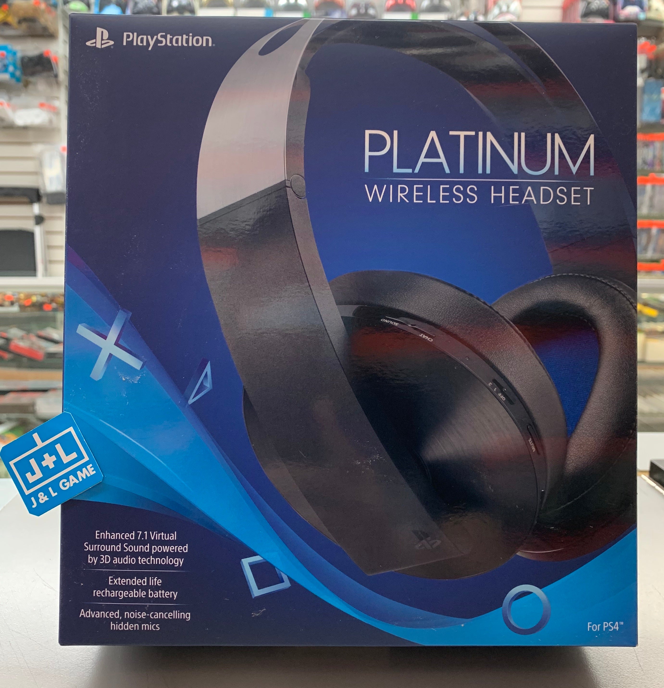 PlayStation Platinum Wireless Headset - PlayStation 4 Accessories Playstation   