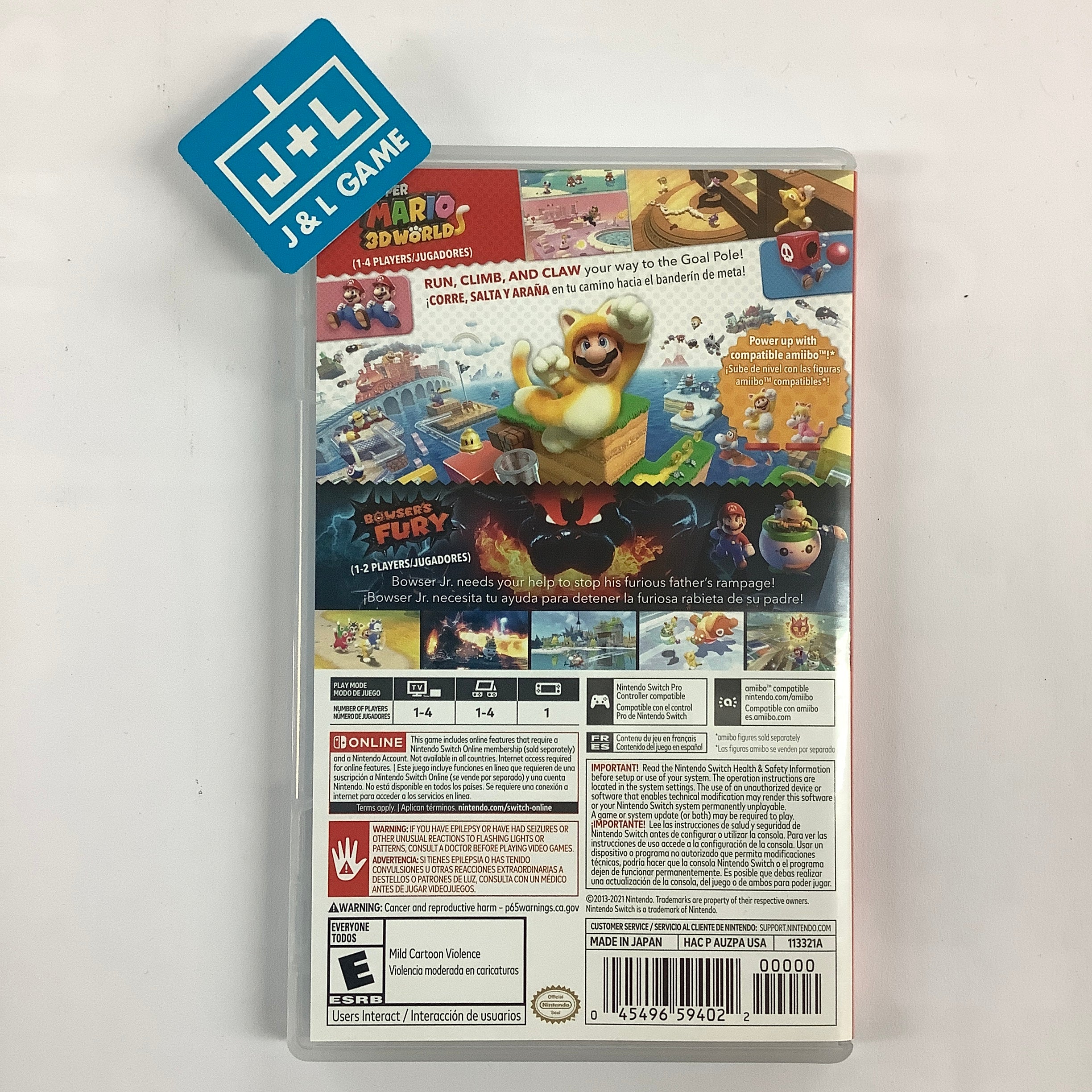 Super Mario 3D World + Bowser's Fury - (NSW) Nintendo Switch [Pre